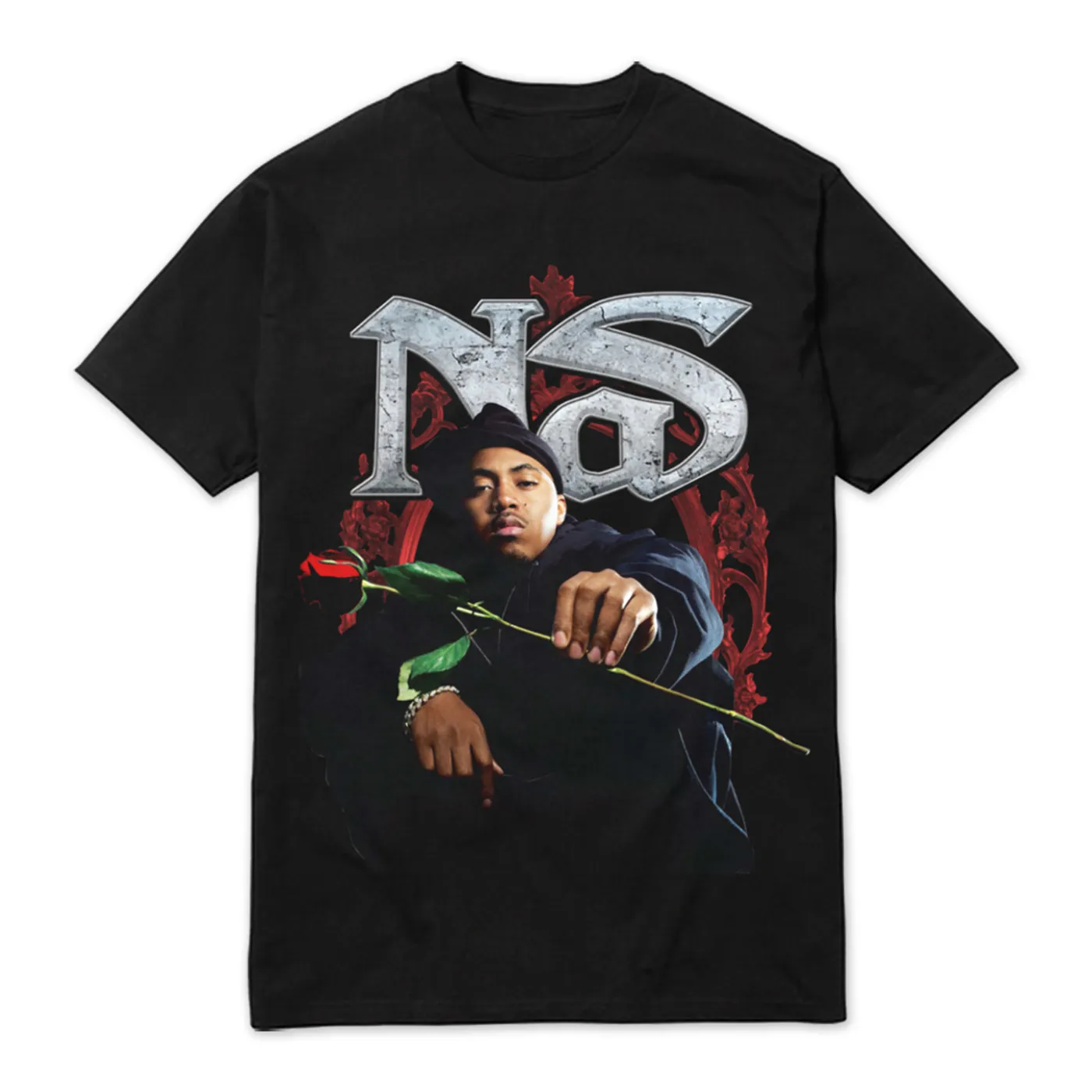 Nas Red Rose T-shirt