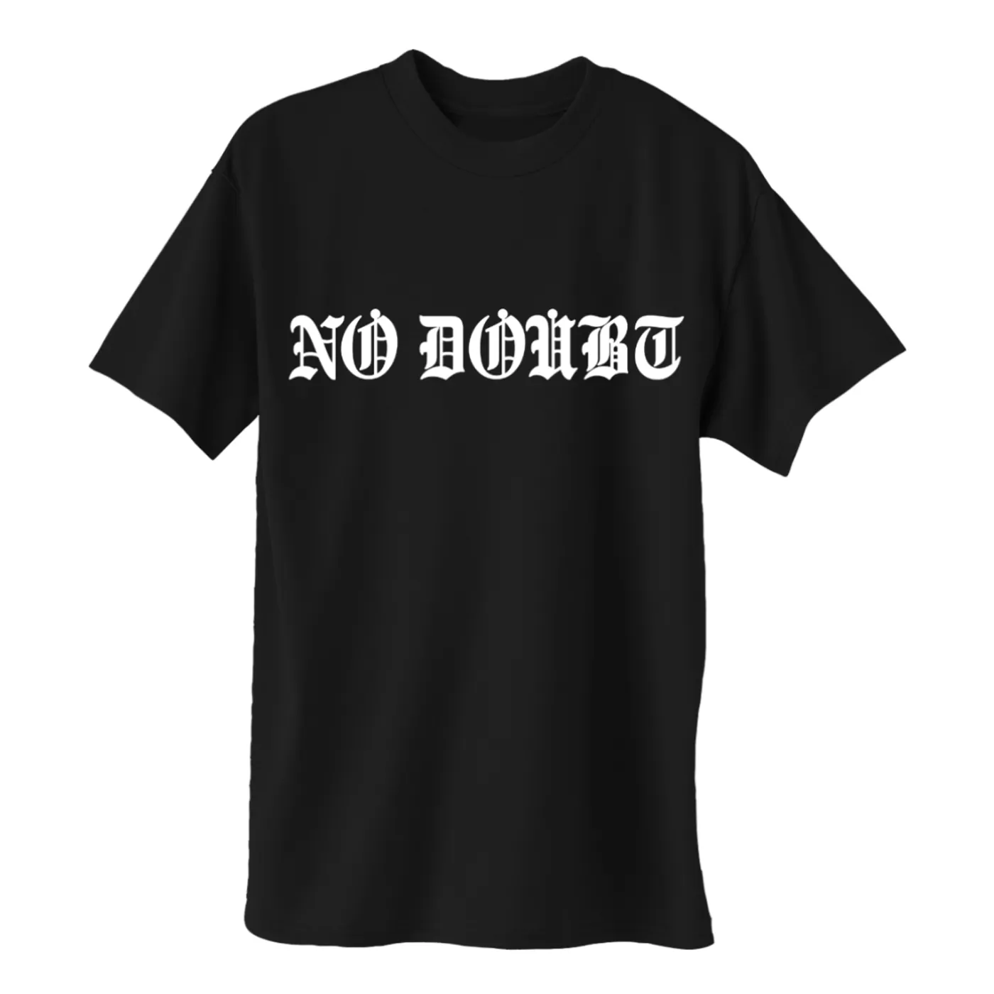 Old English No Doubt Logo Black T-Shirt