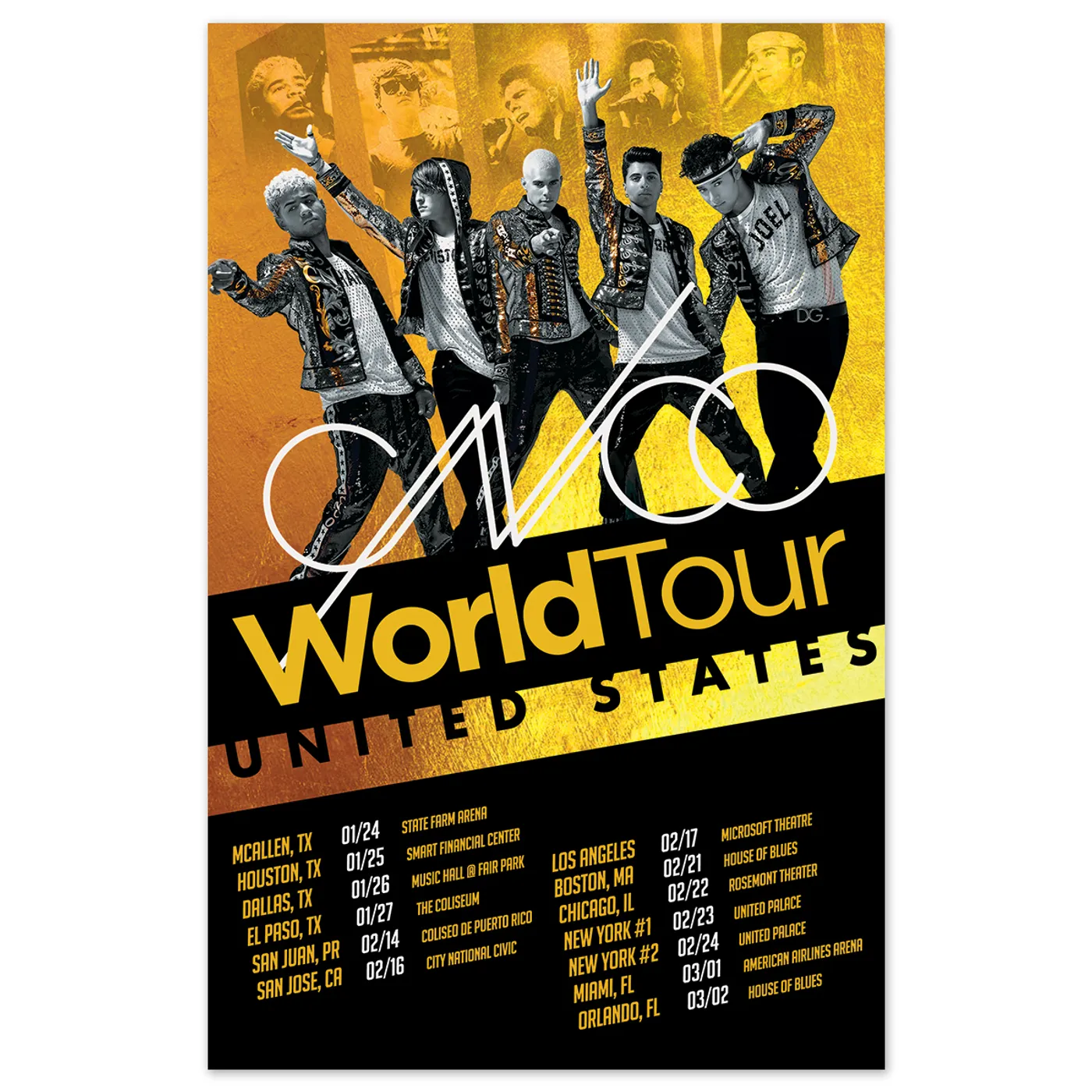 CNCO - Tour Poster