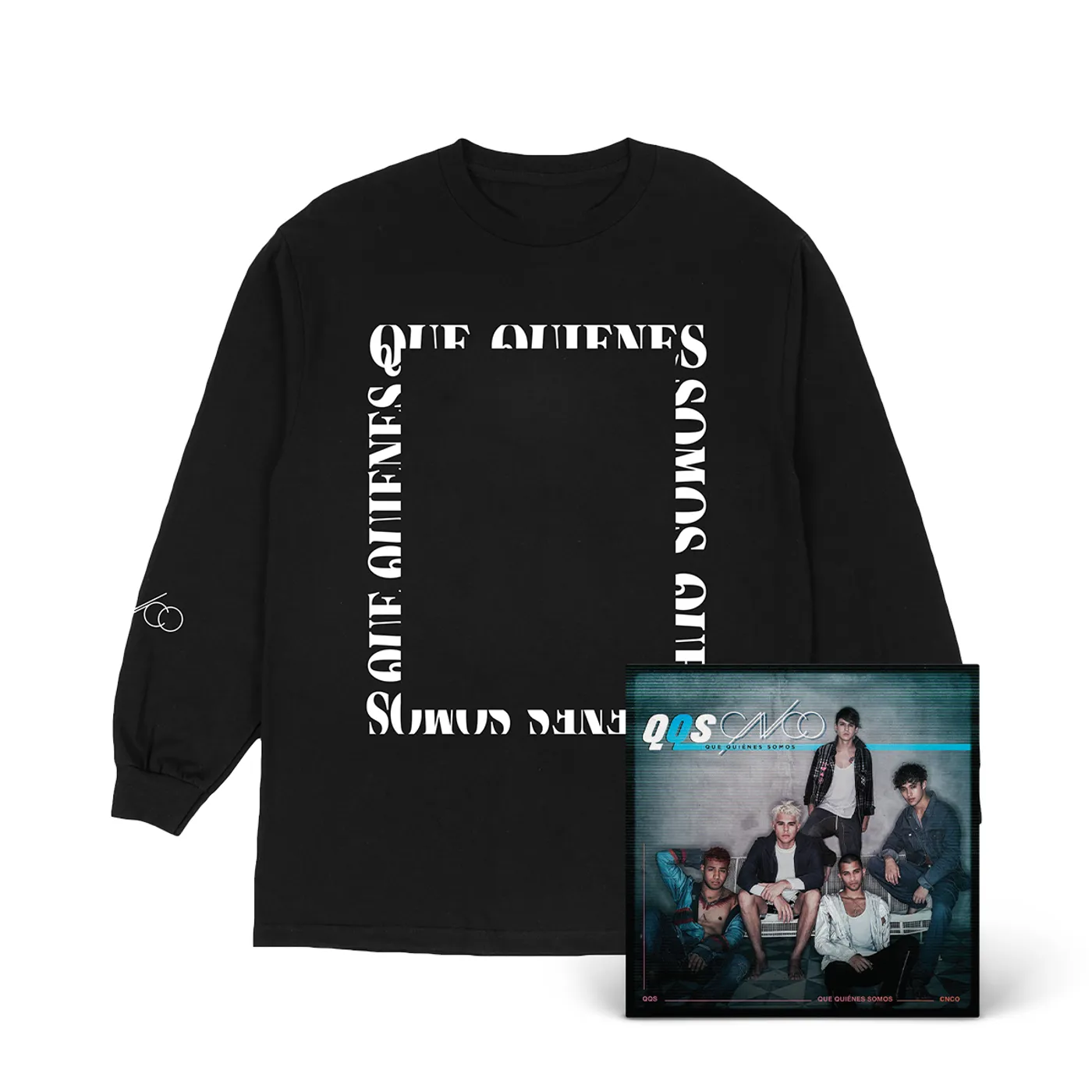 CNCO QQS Black & White Photo Long Sleeve + Digital Album