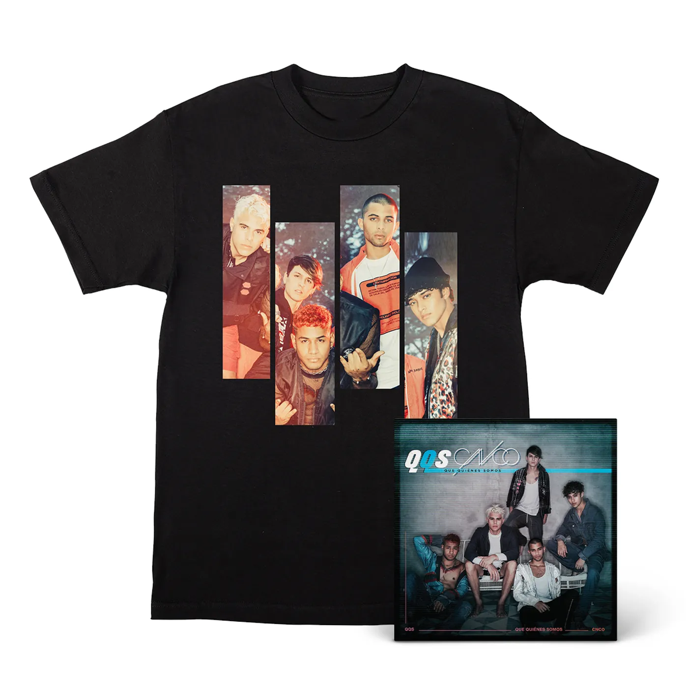 CNCO QQS Black & White Photo Tee + Digital Album