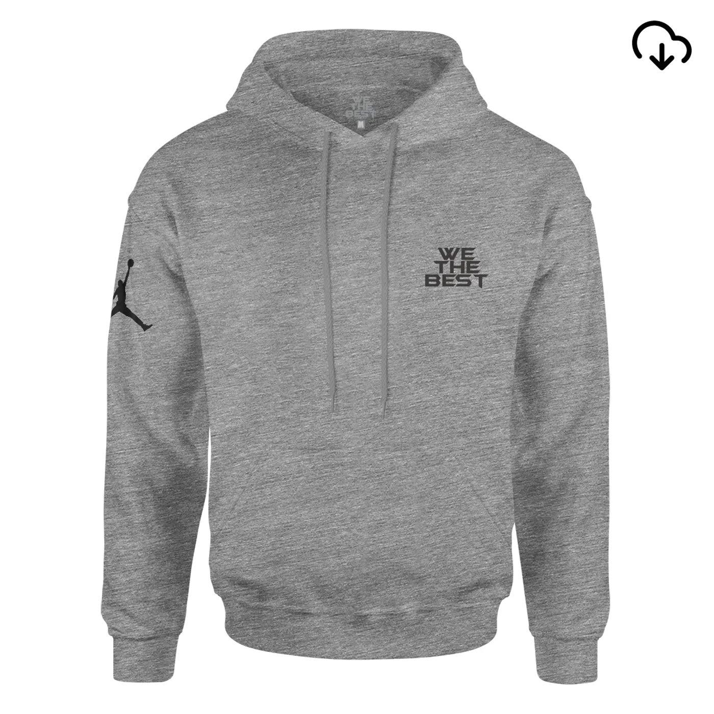 DJ Khaled x Jordan Suede Sneakers Hoodie - Grey