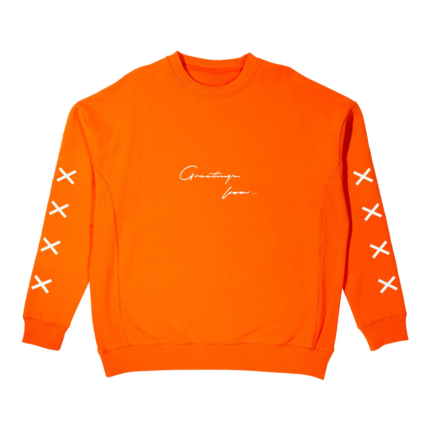 DJ Khaled Father of Asahd Orange Crewneck Sweatshirt