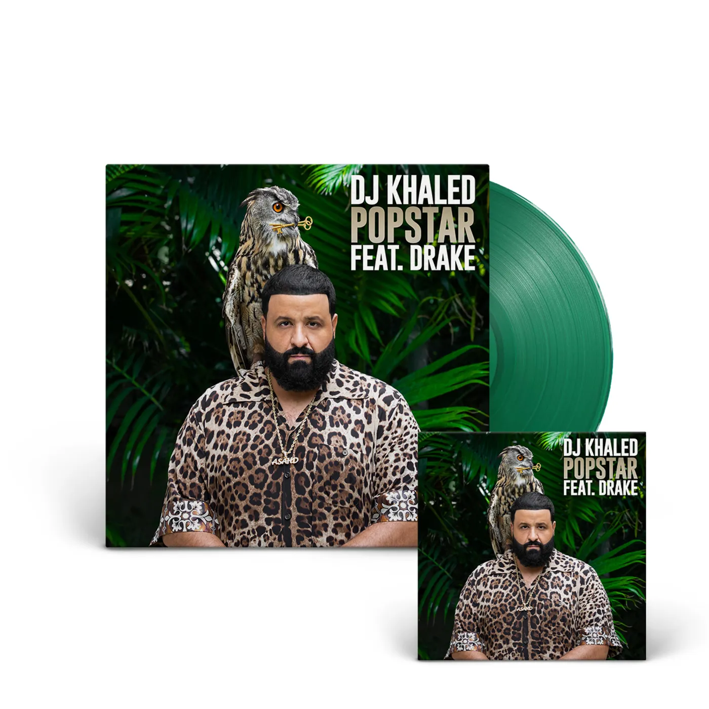 DJ Khaled “POPSTAR” 7" Green Single LP + Digital Download (Vinyl)
