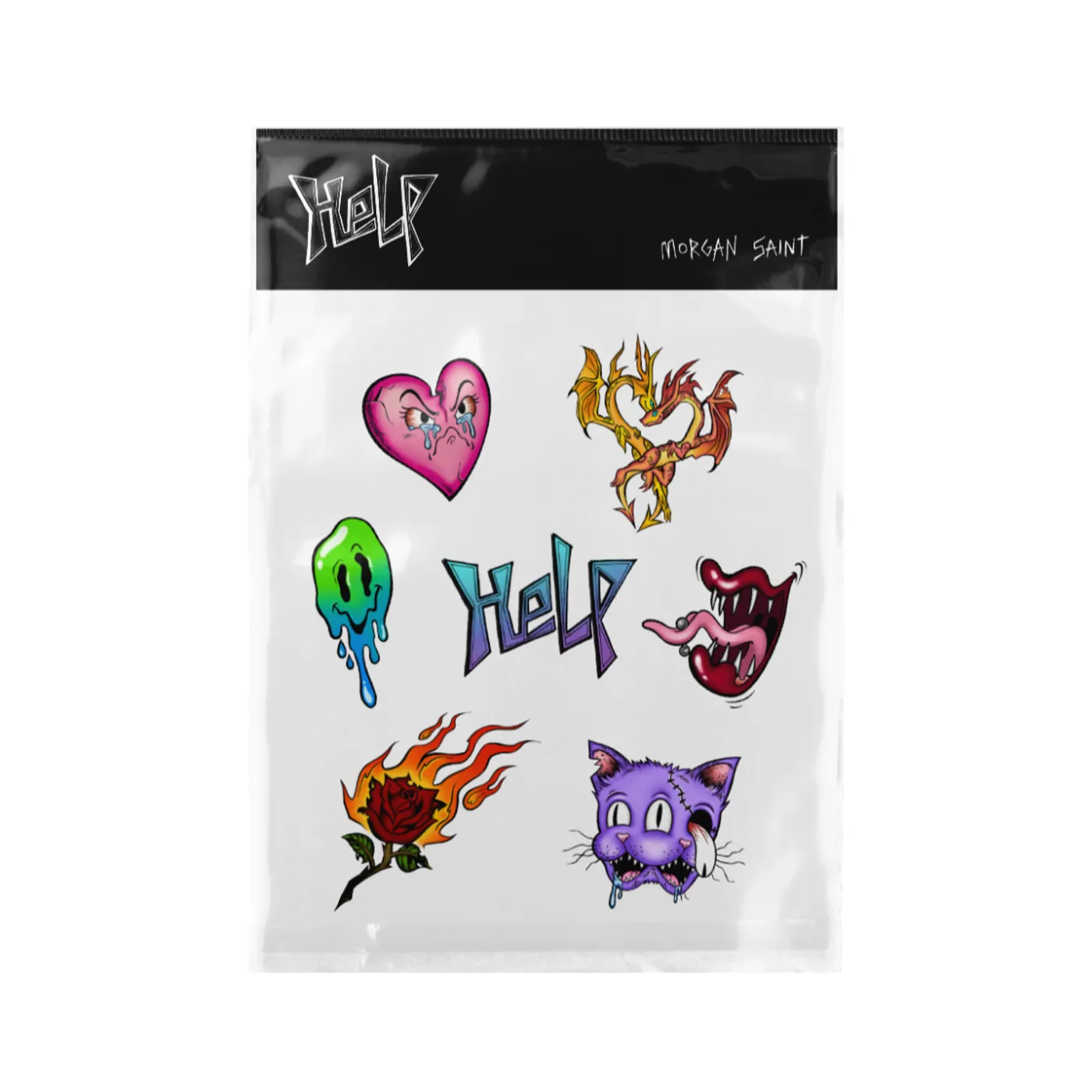 Morgan Saint Temporary Tattoos