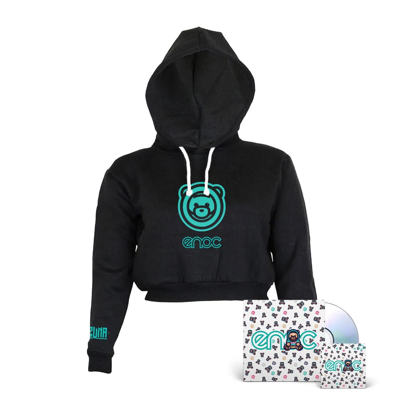 Ozuna ENOC Black Cropped Hoodie + Album