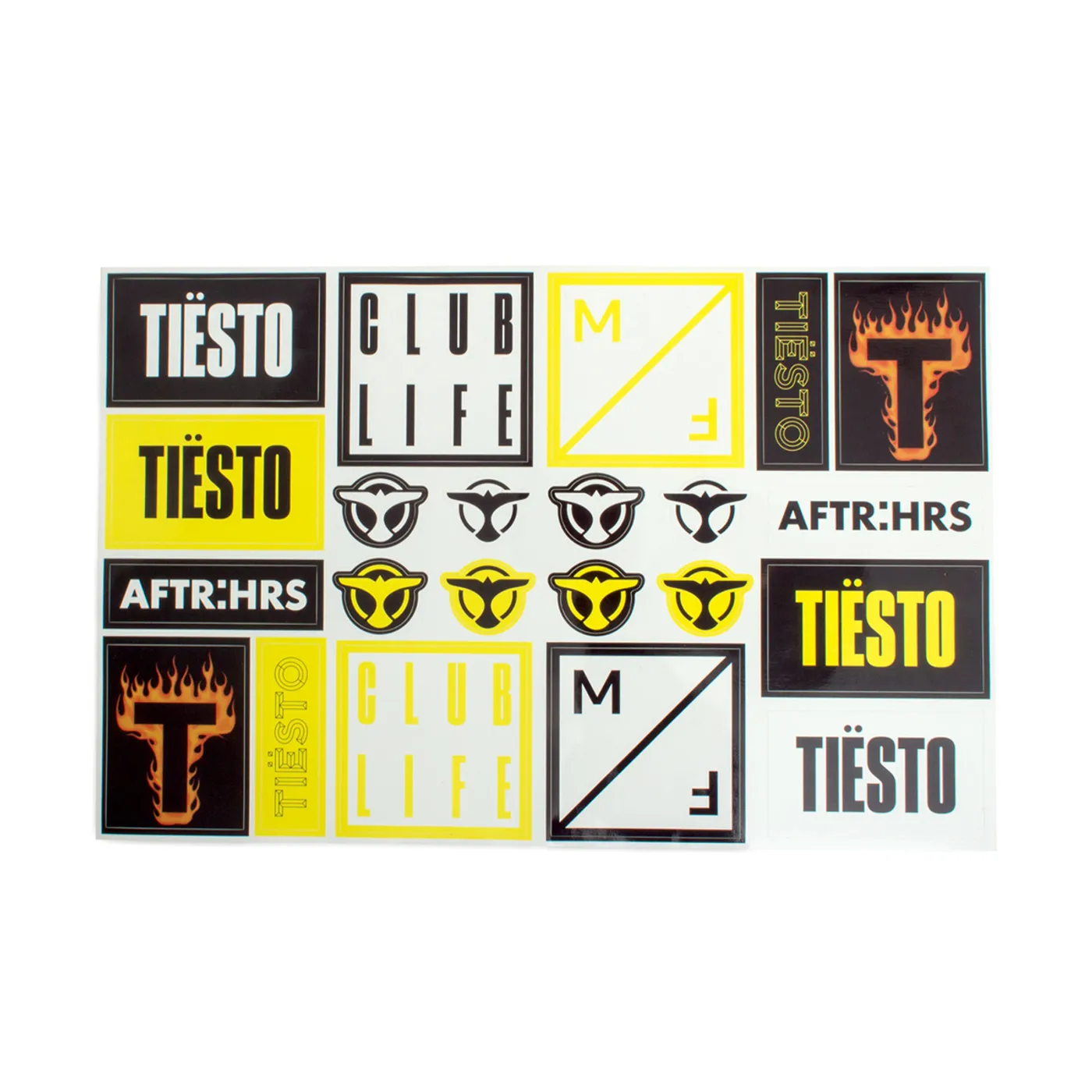 Tiësto Vinyl Sticker Sheet
