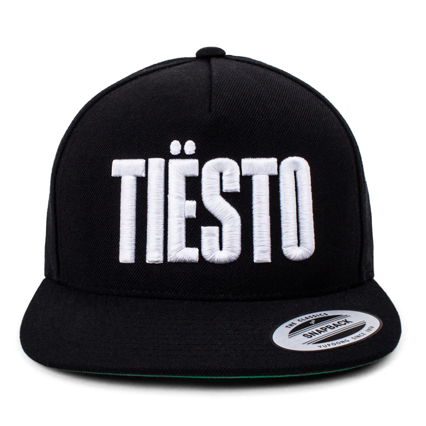 Tiësto 'Boxed' Logo Snapback Hat - White/Black
