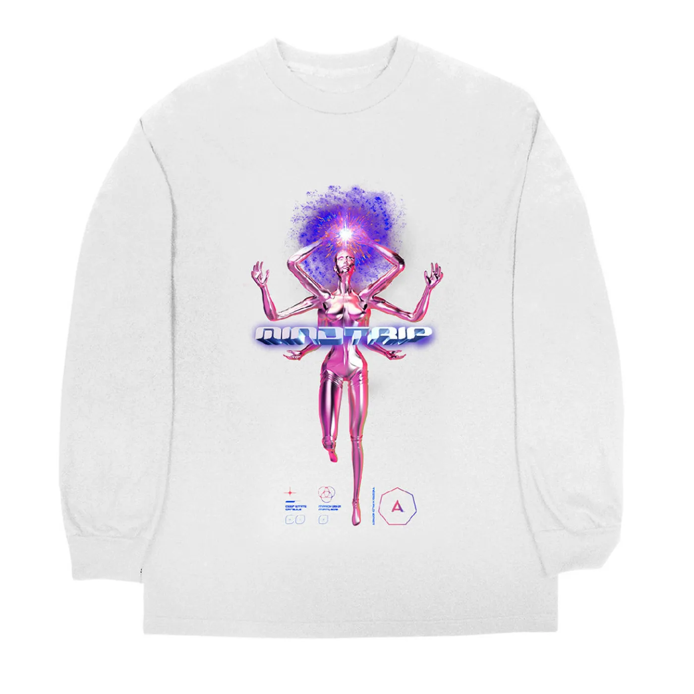 Tiësto Mind Trip LS T-Shirt - White