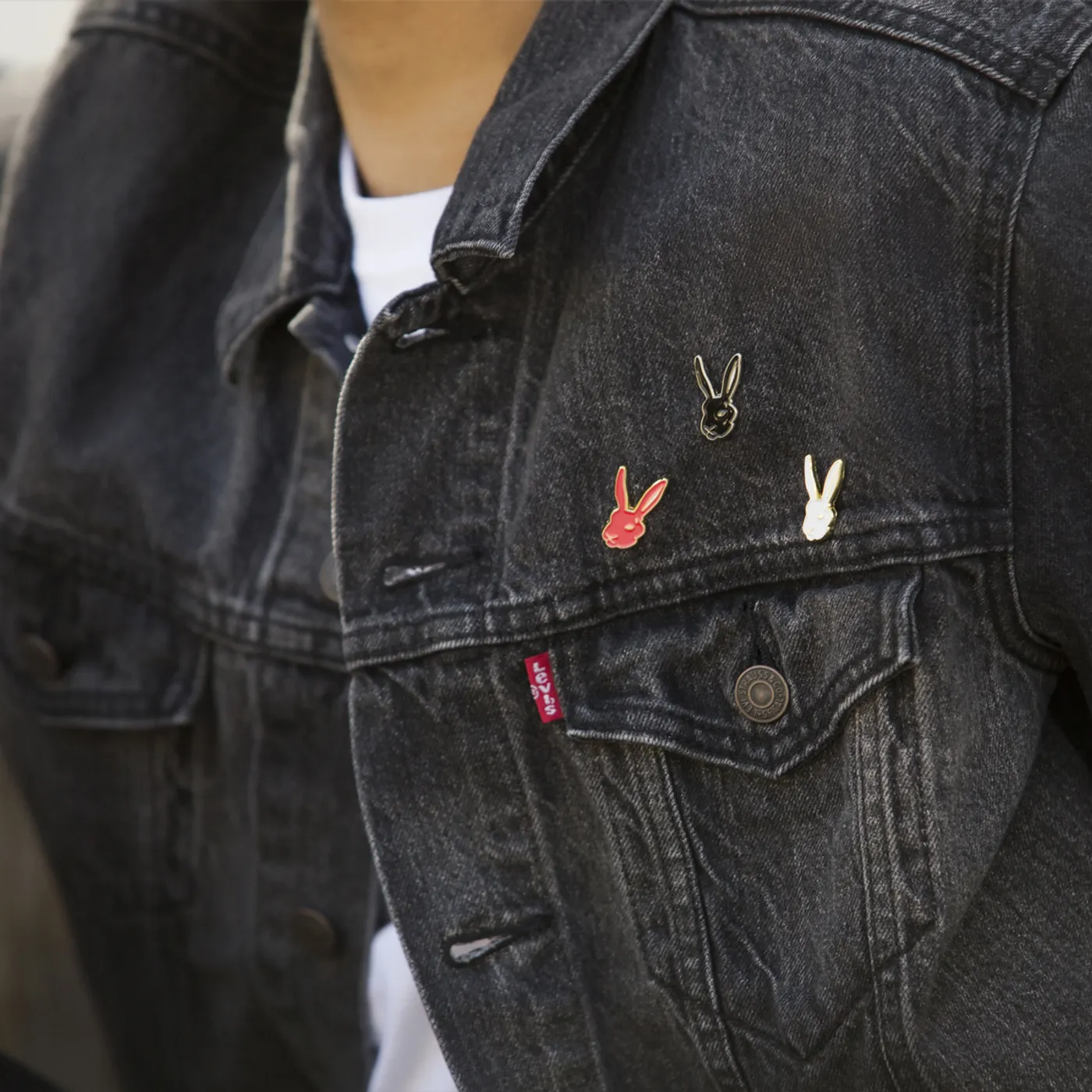 Logan Henderson Rabbit Enamel Pin Pack