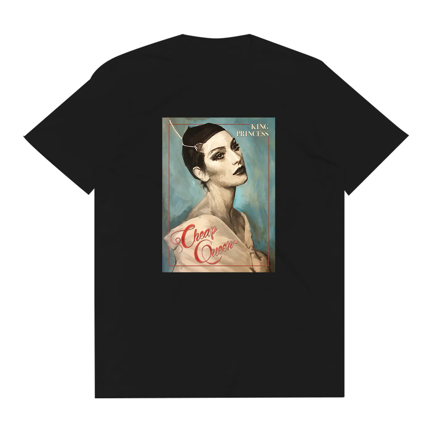 King Princess Blue Oil Painting Tee