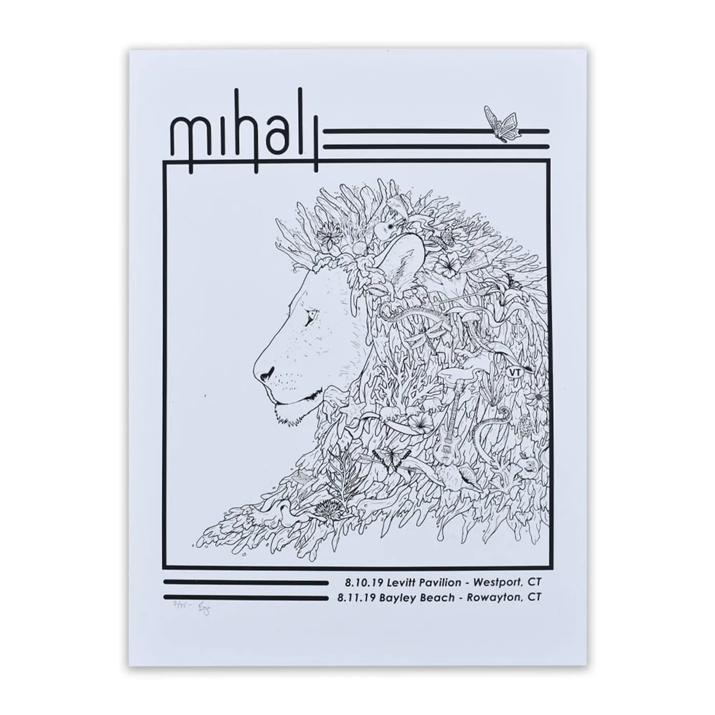 Mihali August 2019 CT Run Poster- Artist Edition