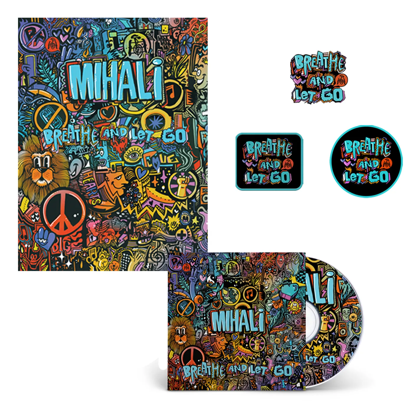 Mihali Breathe and Let Go Accessories + CD Bundle