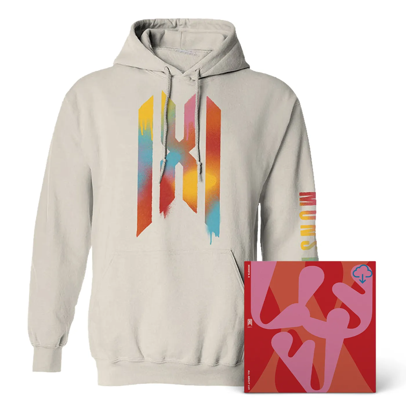 Monsta X All About Luv Hoodie + Digital Album Download