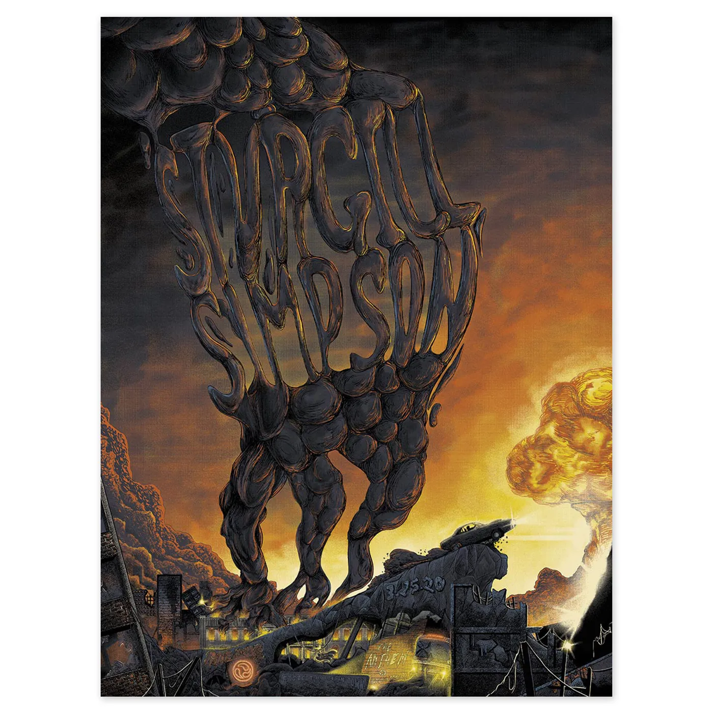 Sturgill Simpson Washington D.C. Night One Lithograph