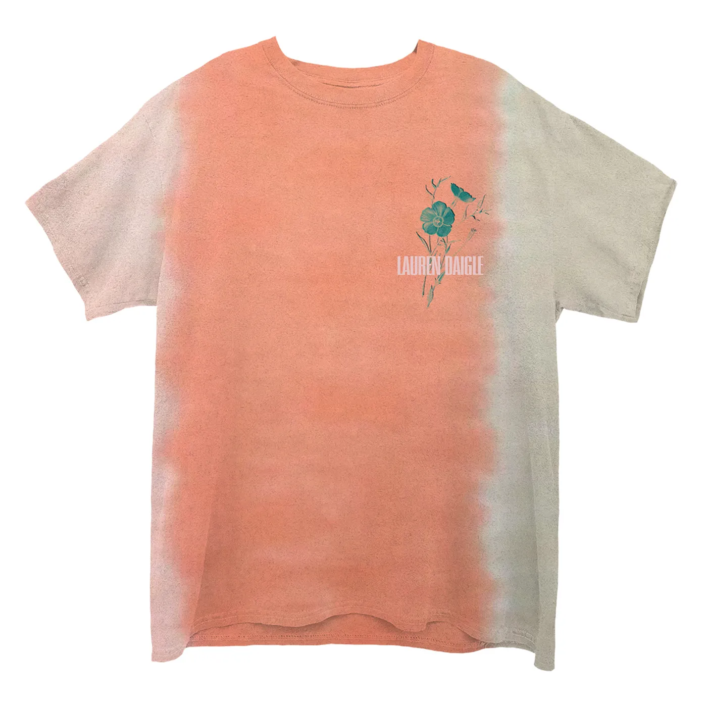 Lauren Daigle Flower Logo Dateback Tie-Dye T-shirt