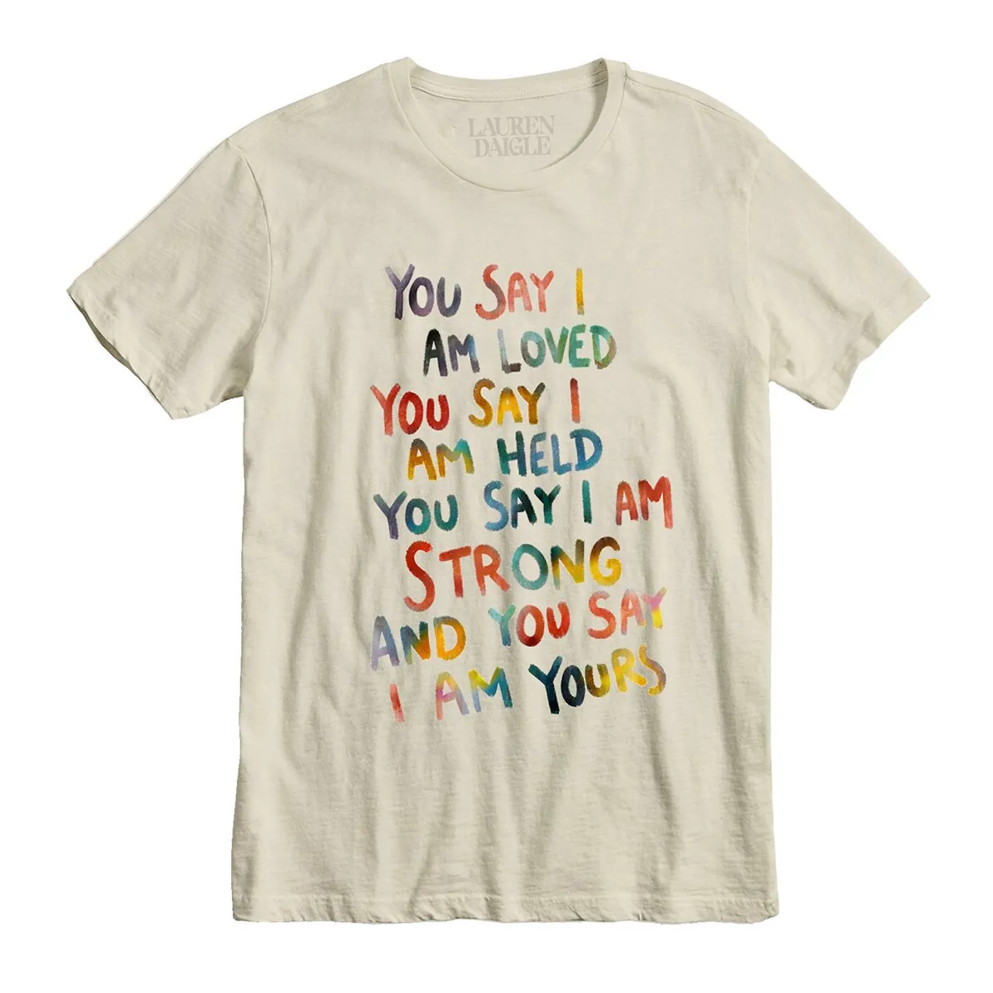 Lauren Daigle YOU SAY WHITE  YOUTH T-SHIRT