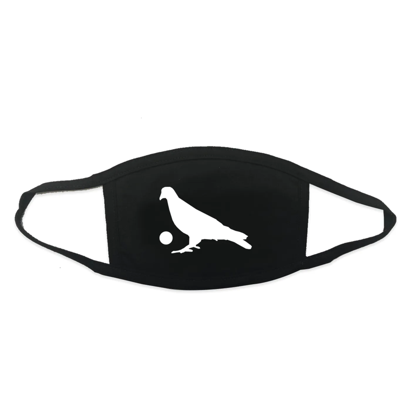 Pigeons Playing Ping Pong Pigeon Ball Face Mask