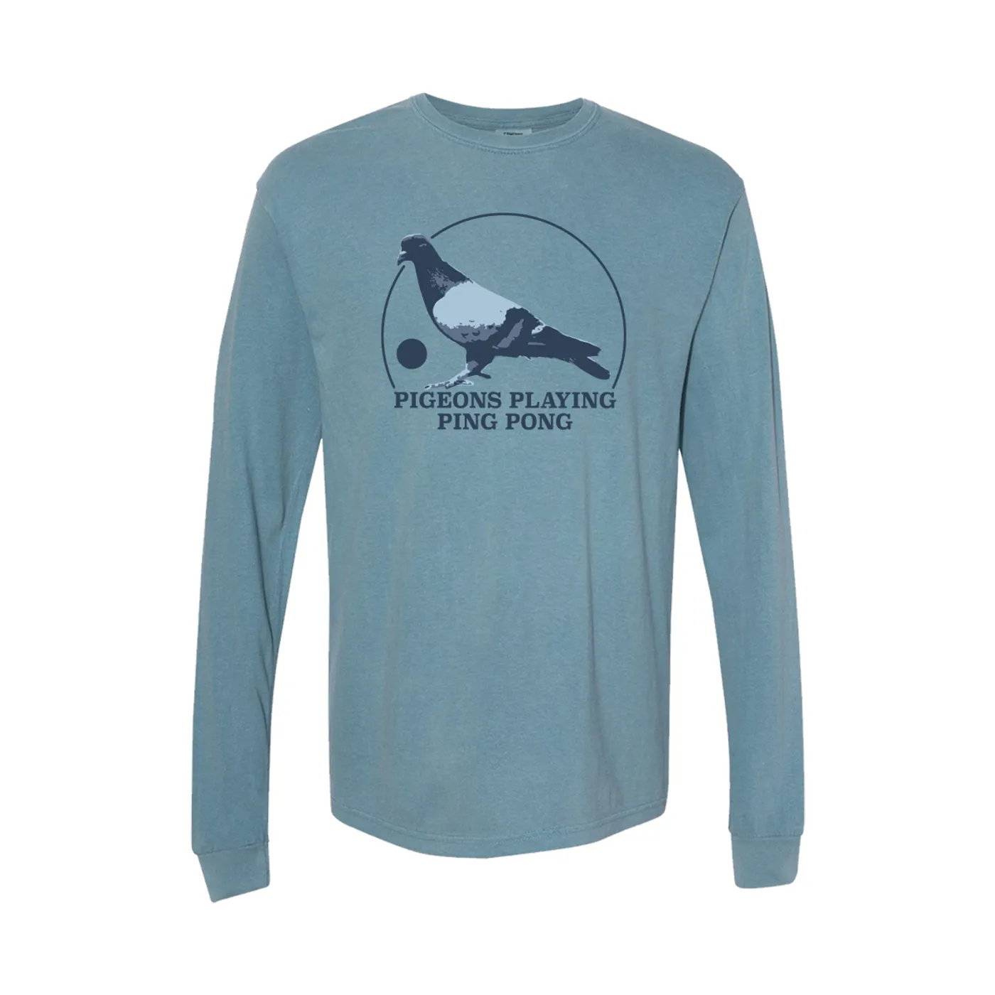 Pigeons Playing Ping Pong Pigeon Ball Long Sleeve