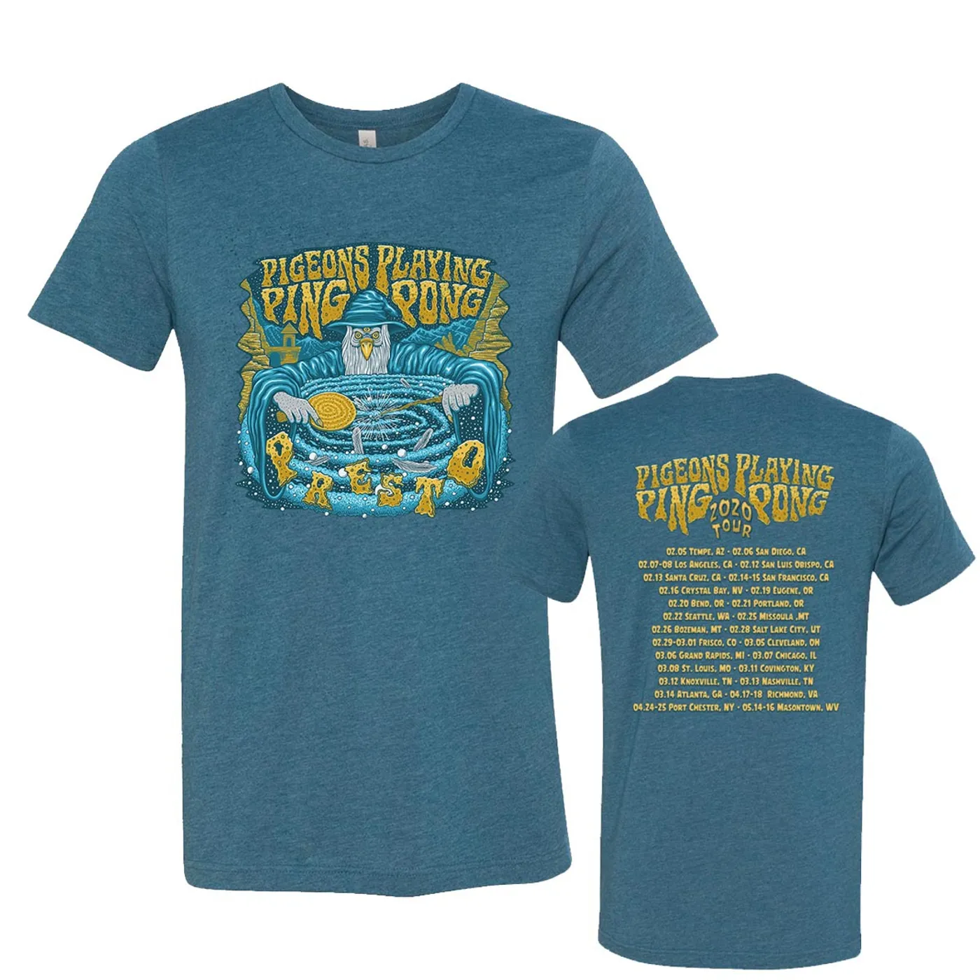 Pigeons Playing Ping Pong Presto Tour Tee