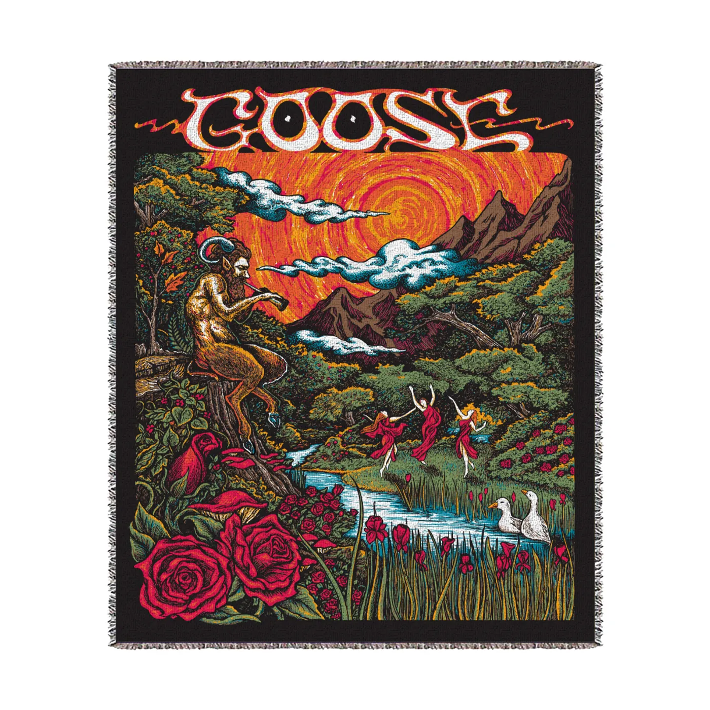 Goose Woven Blanket