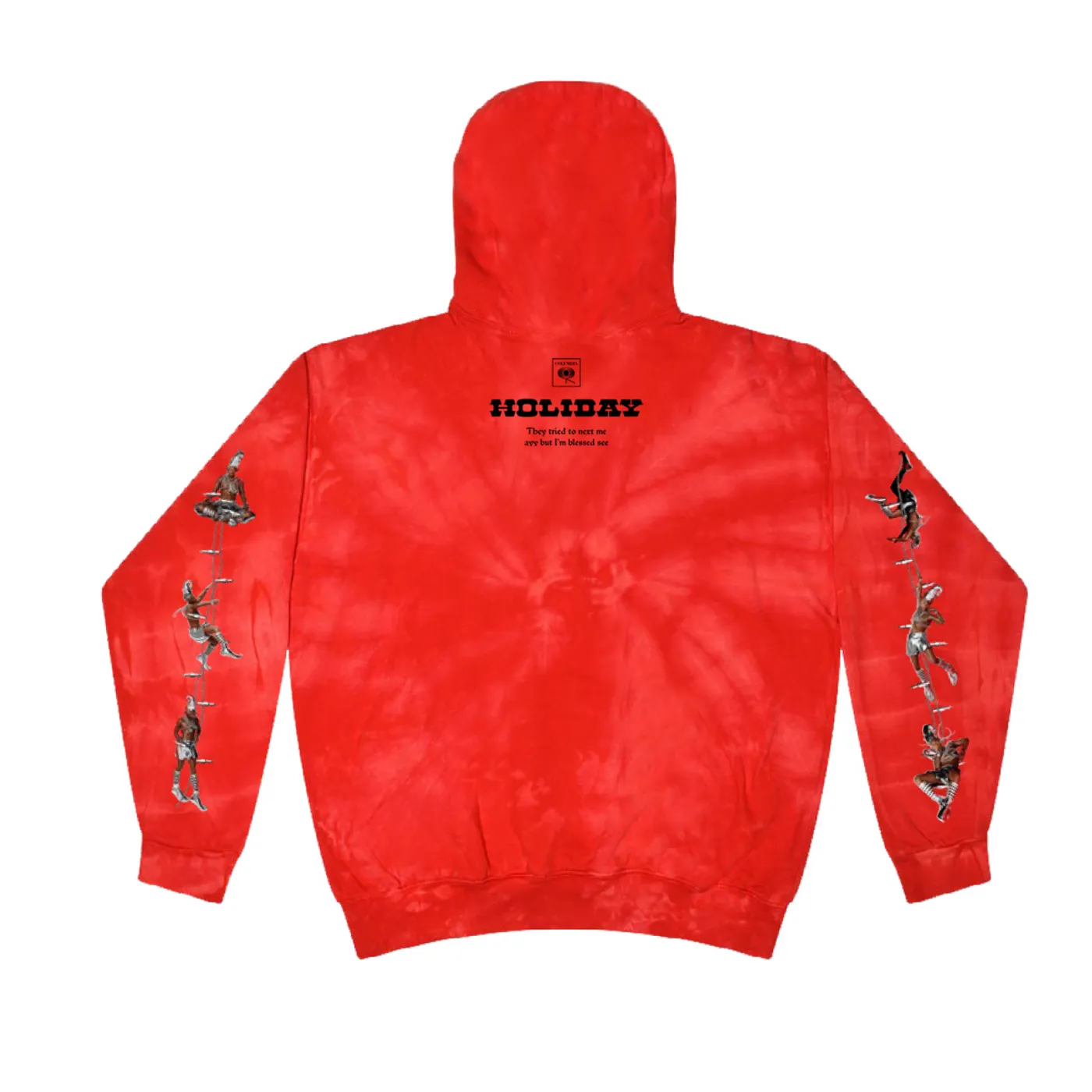 Lil Nas X HOLIDAY Red Tie-Dye Hoodie