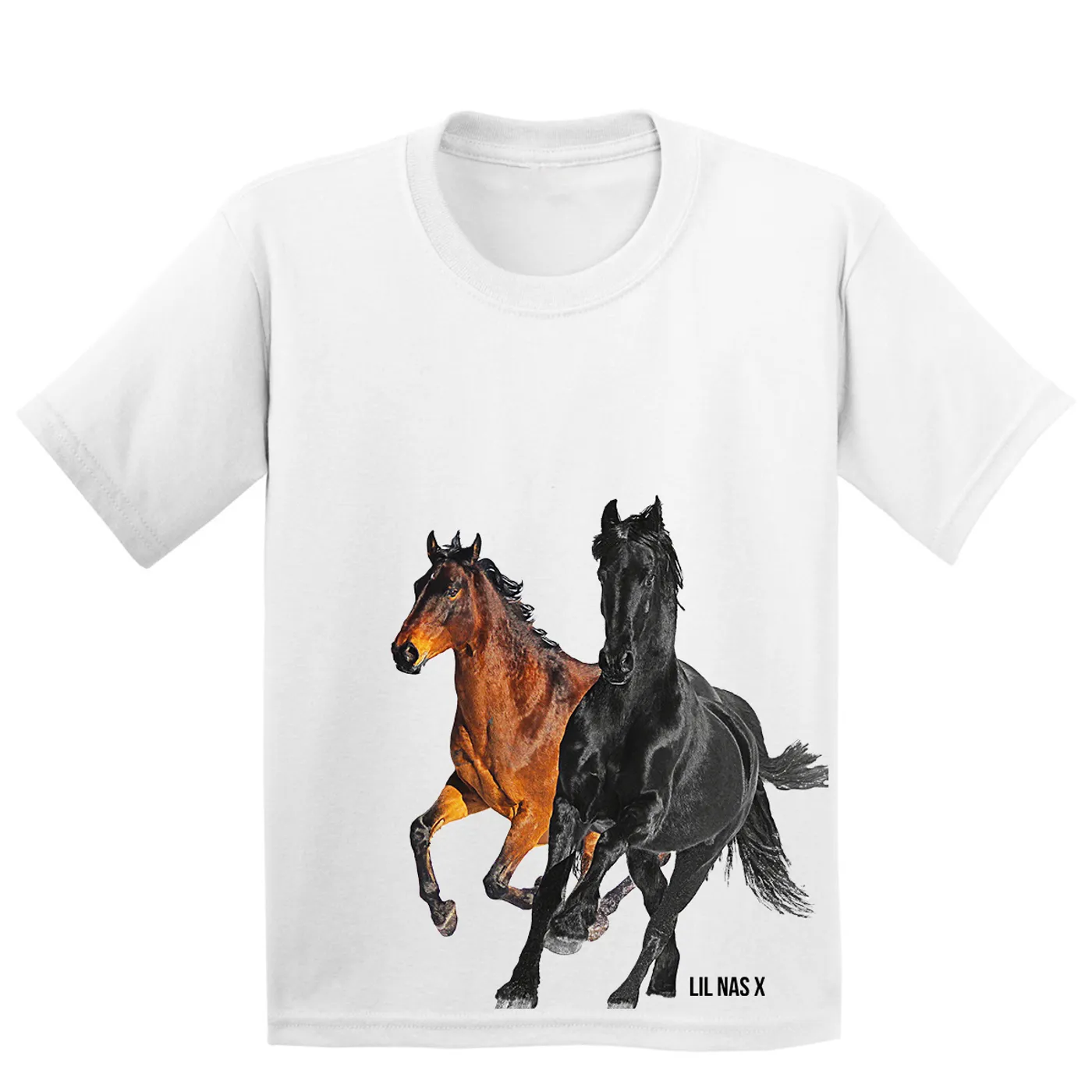 Lil Nas X Horses Youth Tee + 7 EP (Clean Version) Digital Download + Autographed EP Booklet