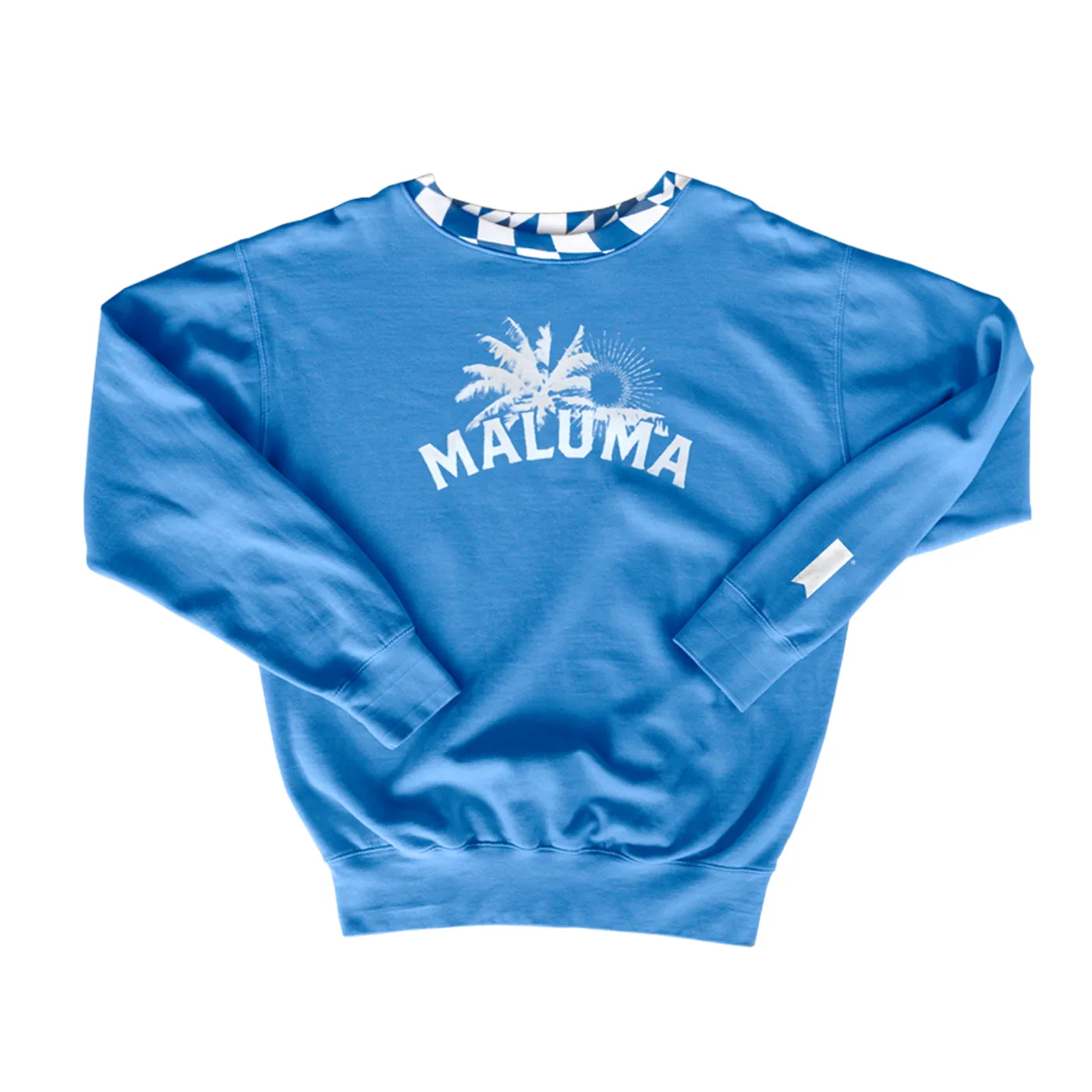 Maluma South Beach Blue Crewneck