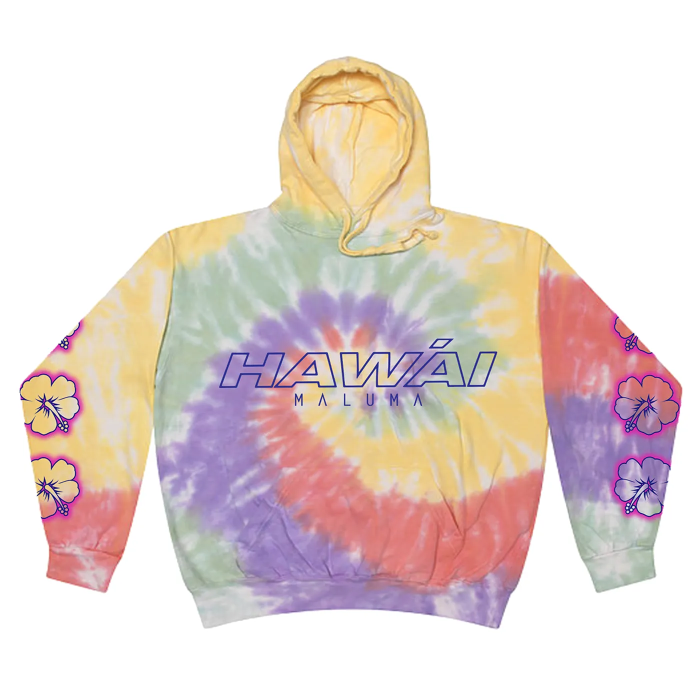 Maluma Hawái Tie Dye Hoodie