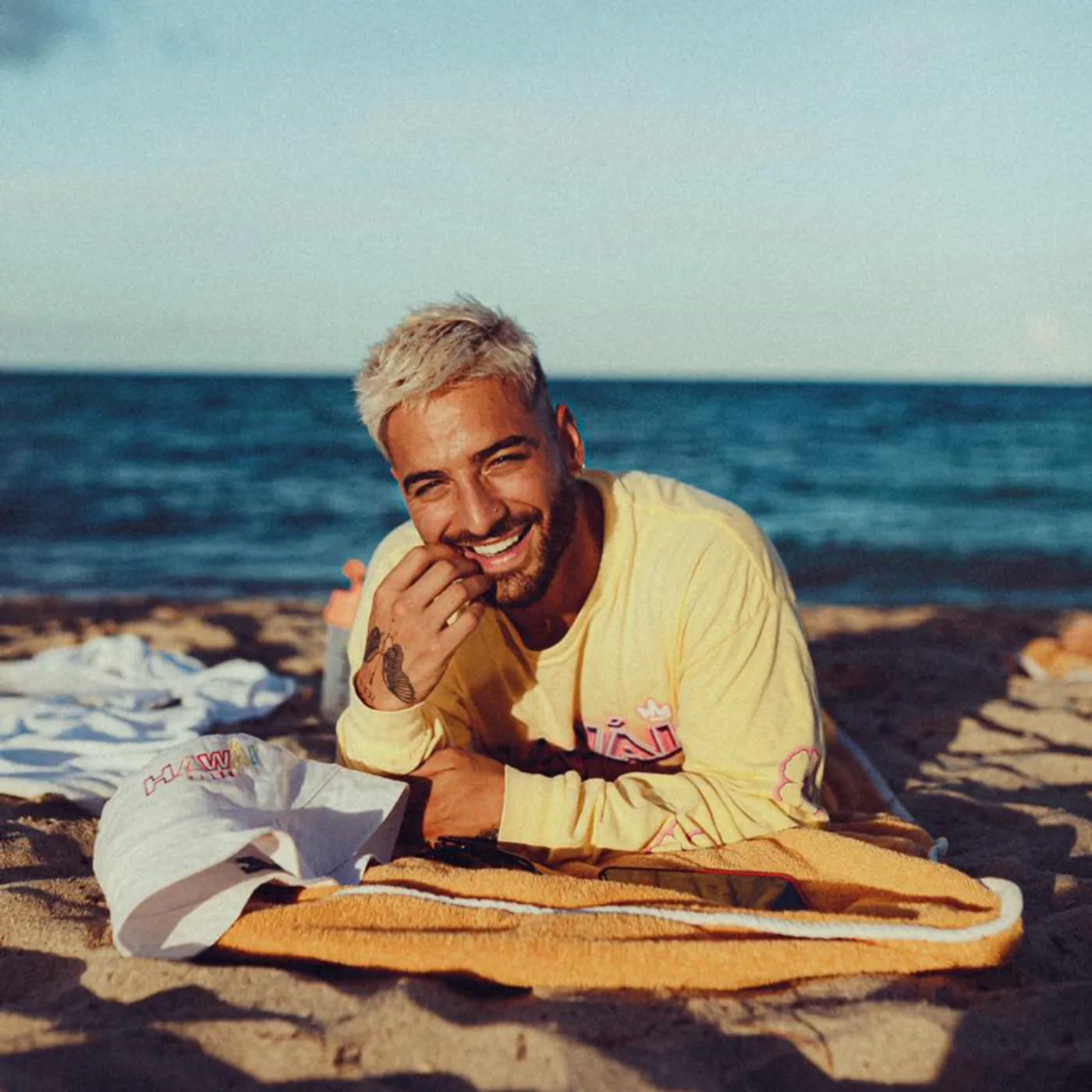 Maluma Hawái Yellow Long Sleeve Tee