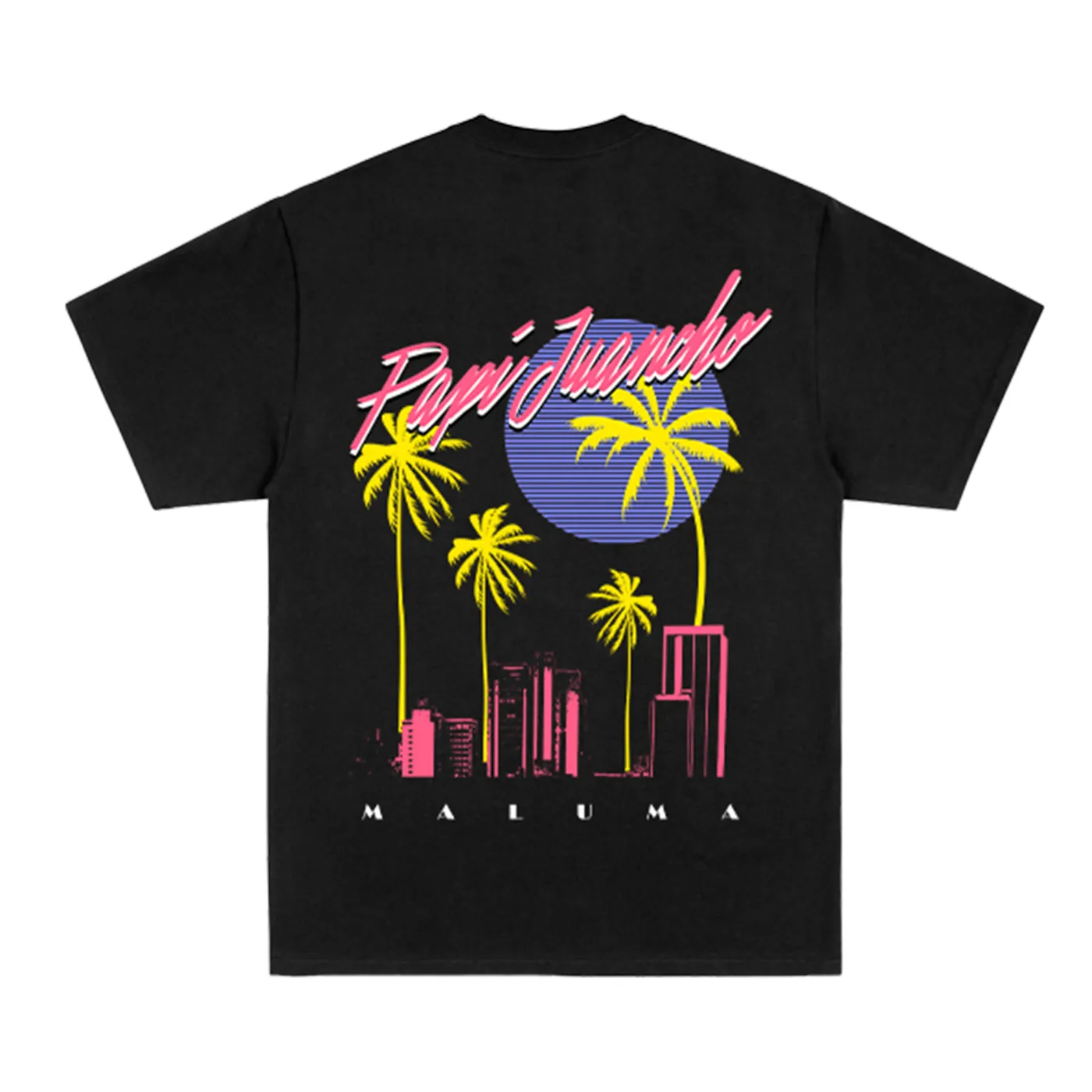 Maluma Papi Juancho Black Tee