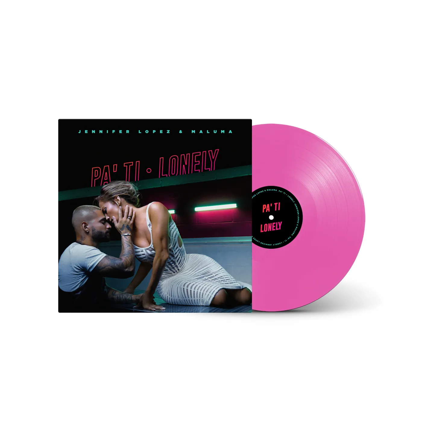 Maluma Pa' Ti+ Lonely 12" Single Pink Vinyl