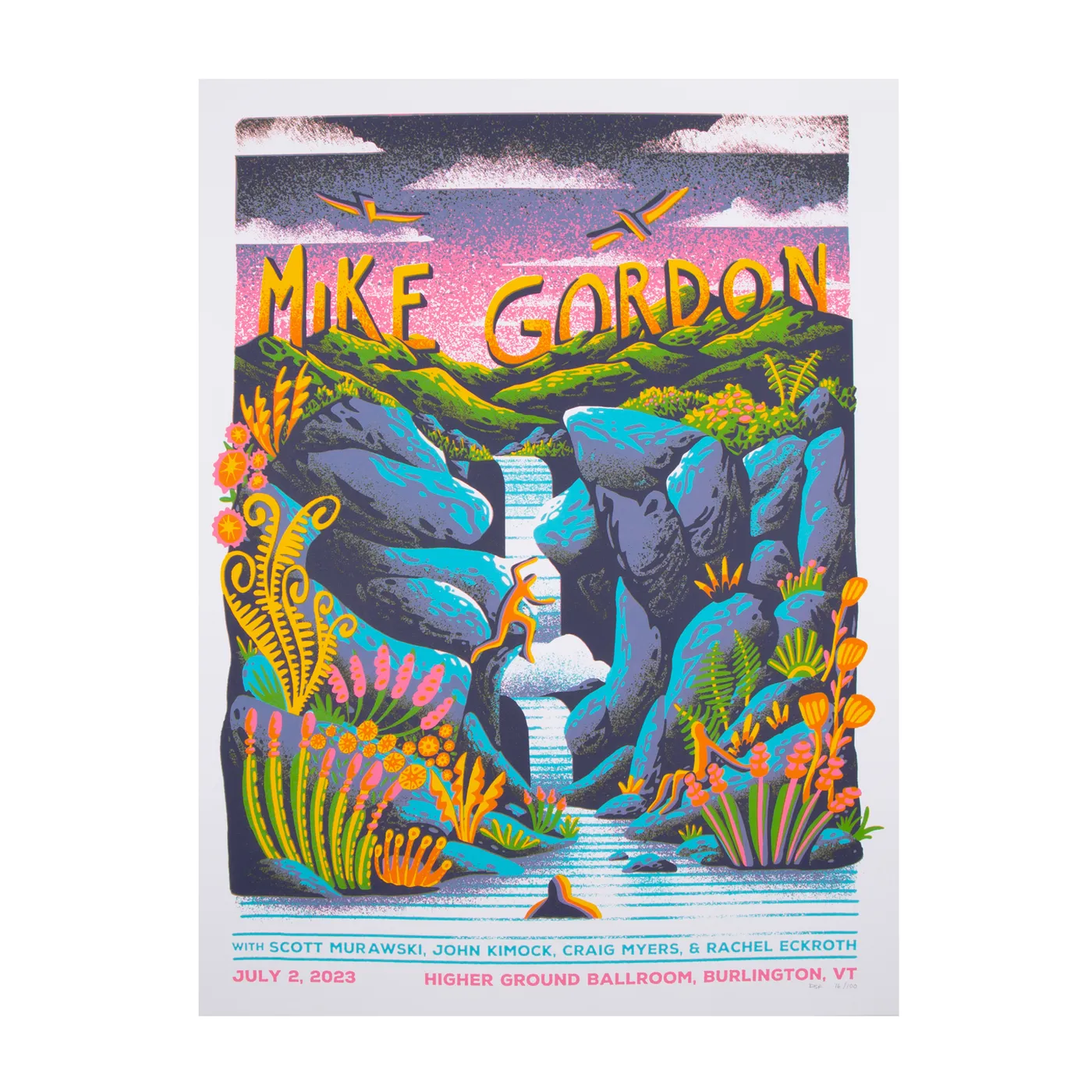 Phish Mike Gordon Summer 23 Burlington Poster
