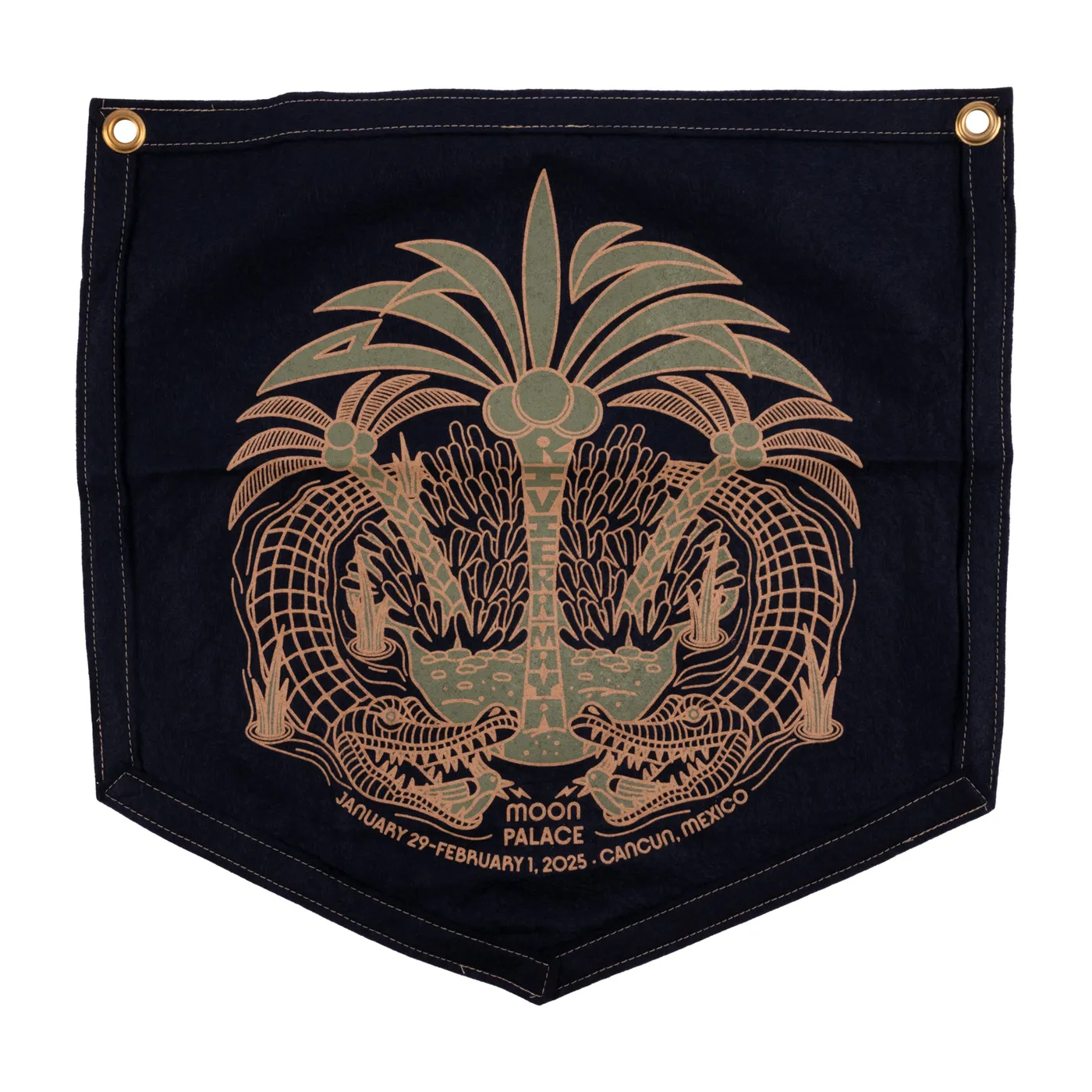 Phish Coconut Jaws Gator LE Oxford Banner