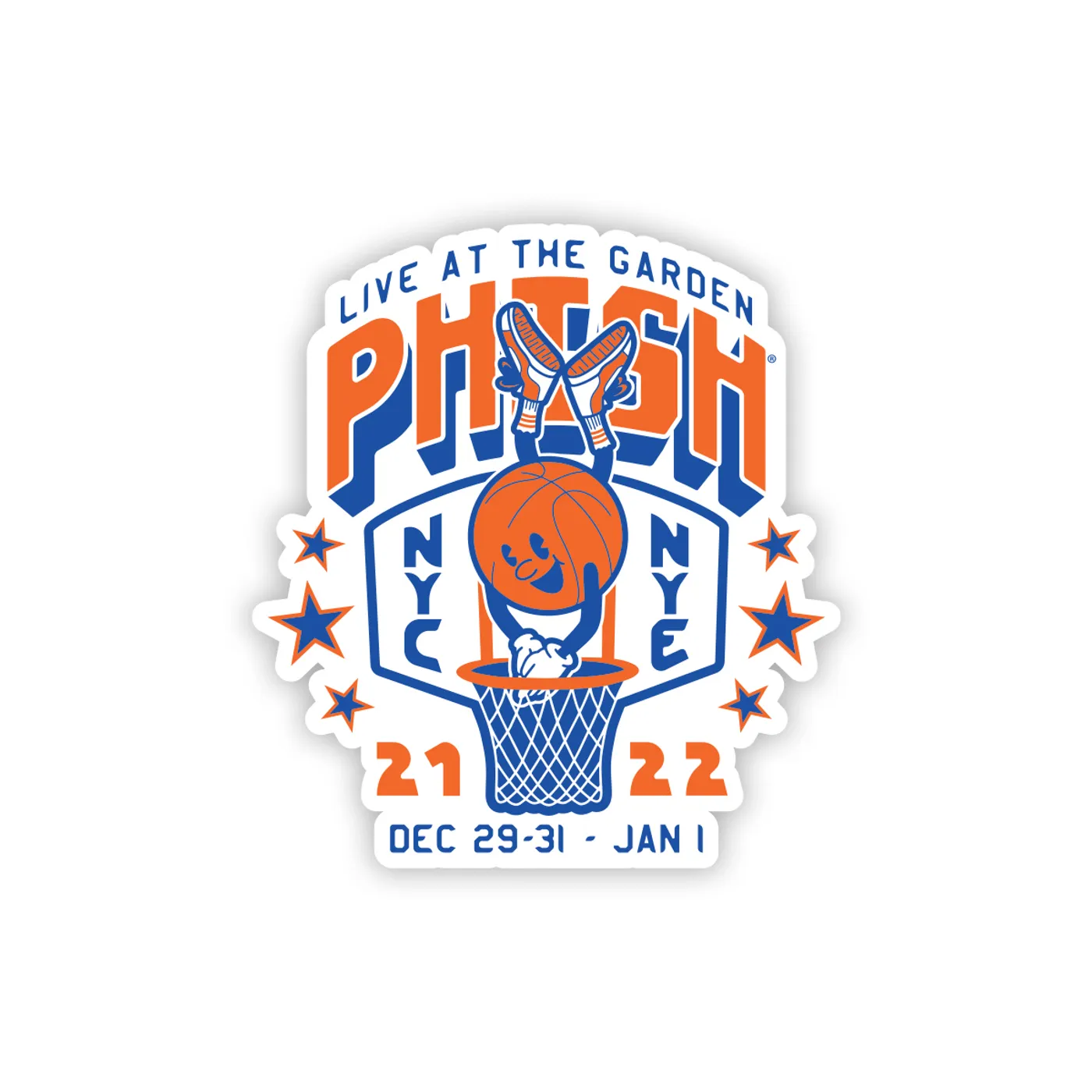 Phish Slam Dunk Sticker