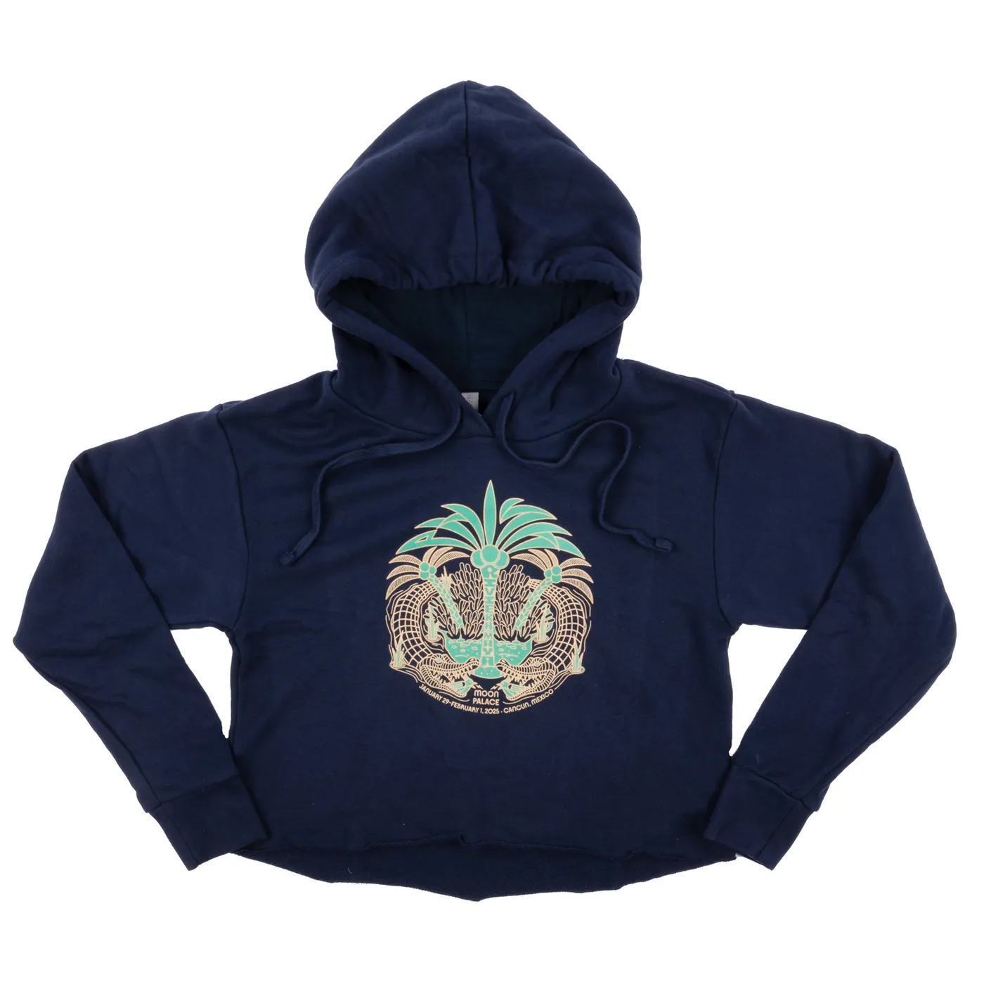 Phish Womens Coconut Jaws Gator Pullover Hoodie on Navy