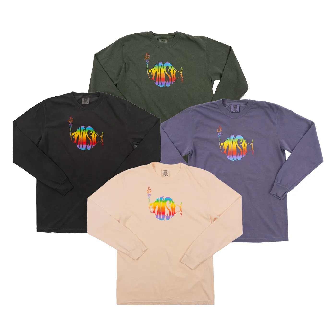 Phish Classic Rainbow Logo Heavy Longsleeve Tee