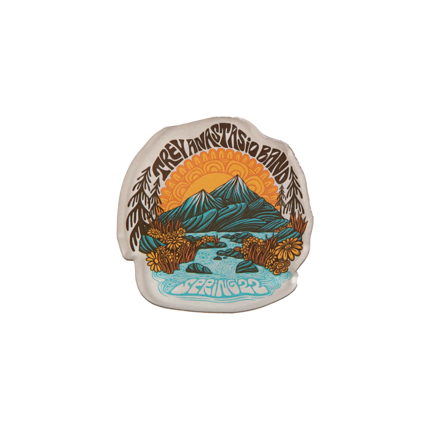 Phish LUCITE MAGNET - TAB Mountain Tour 2022