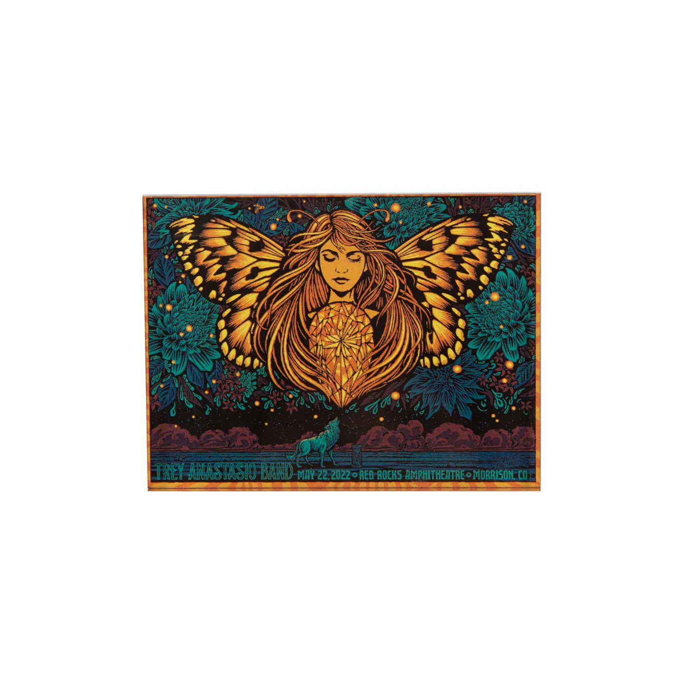 Phish Trey Anastasio Band Red Rocks Tour 2022 Lucite Magnet