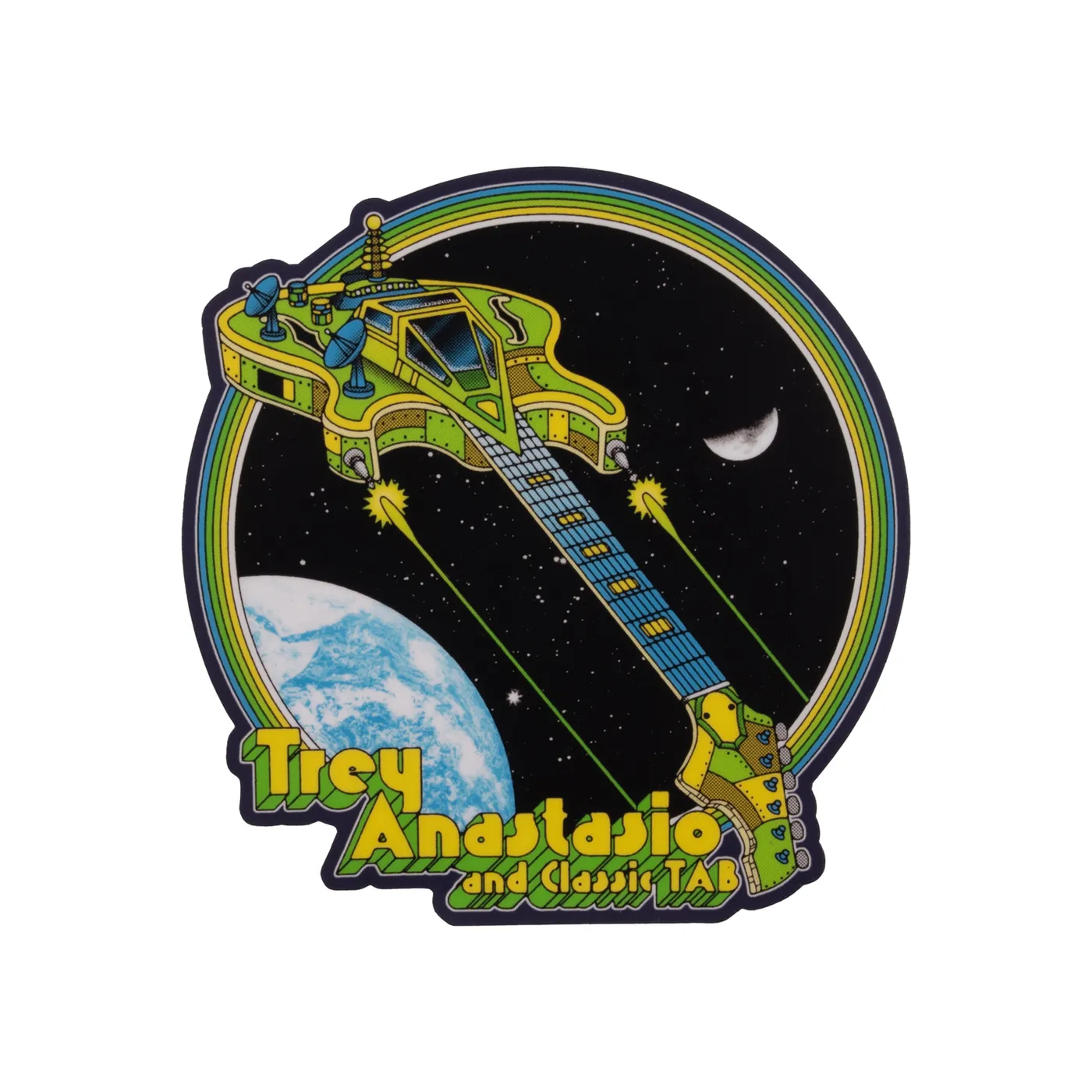 Phish STICKER - CTAB - GUITAR SPACESHIP 2.0