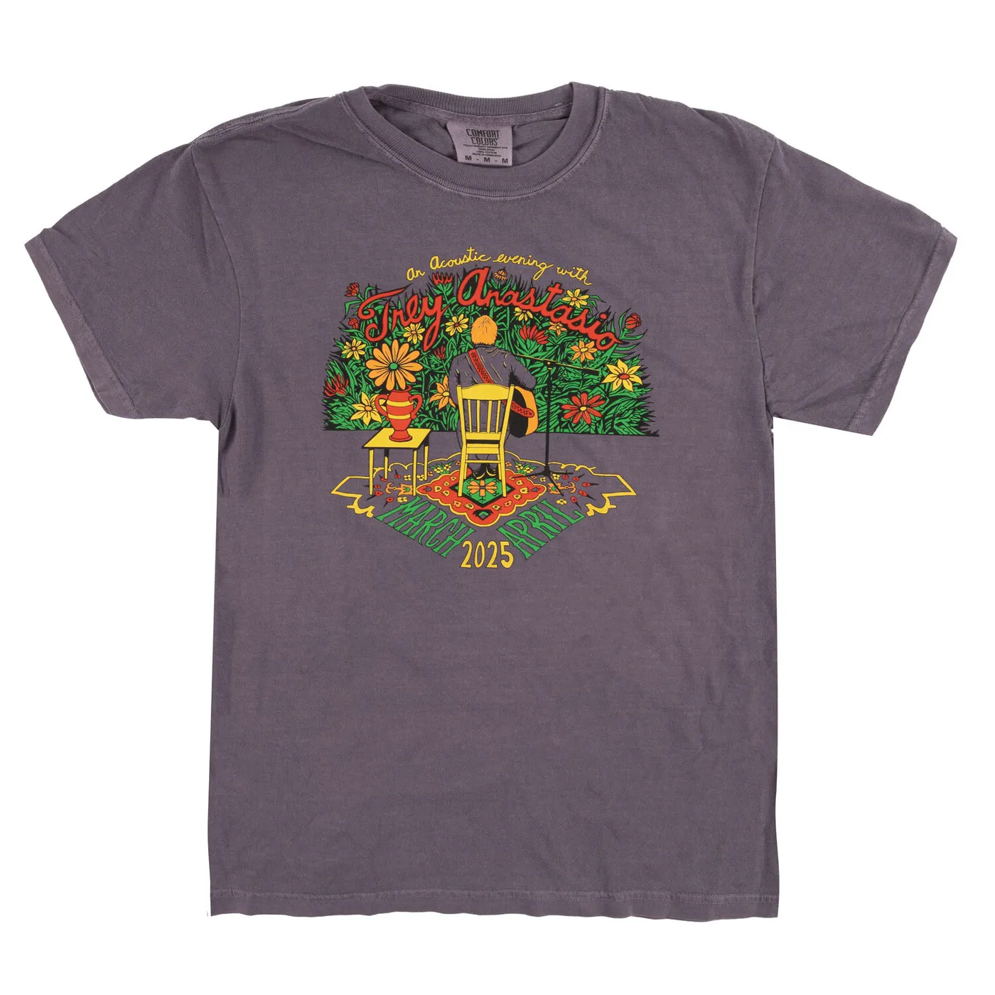 Trey Anastasio MAR/APR 2025 TOUR TEE - FLORAL CROWD