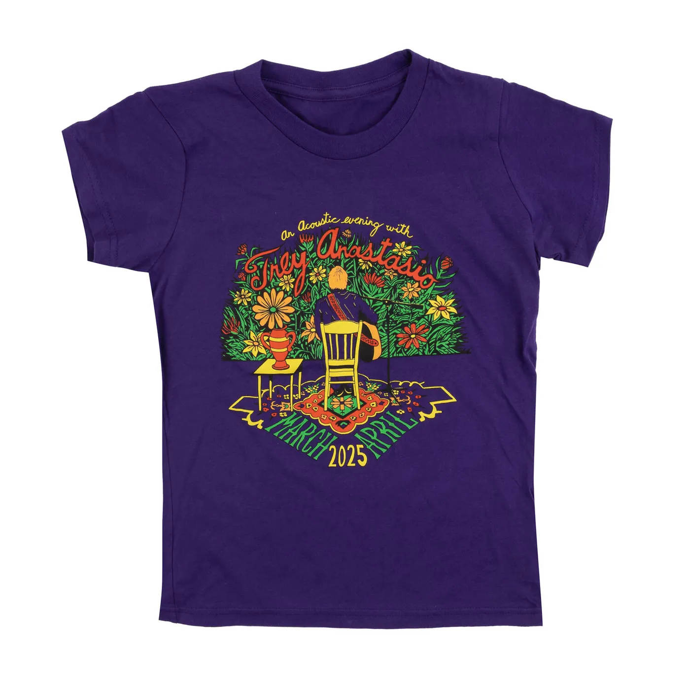 Trey Anastasio KID'S MAR/APR 2025 TOUR TEE - FLORAL CROWD