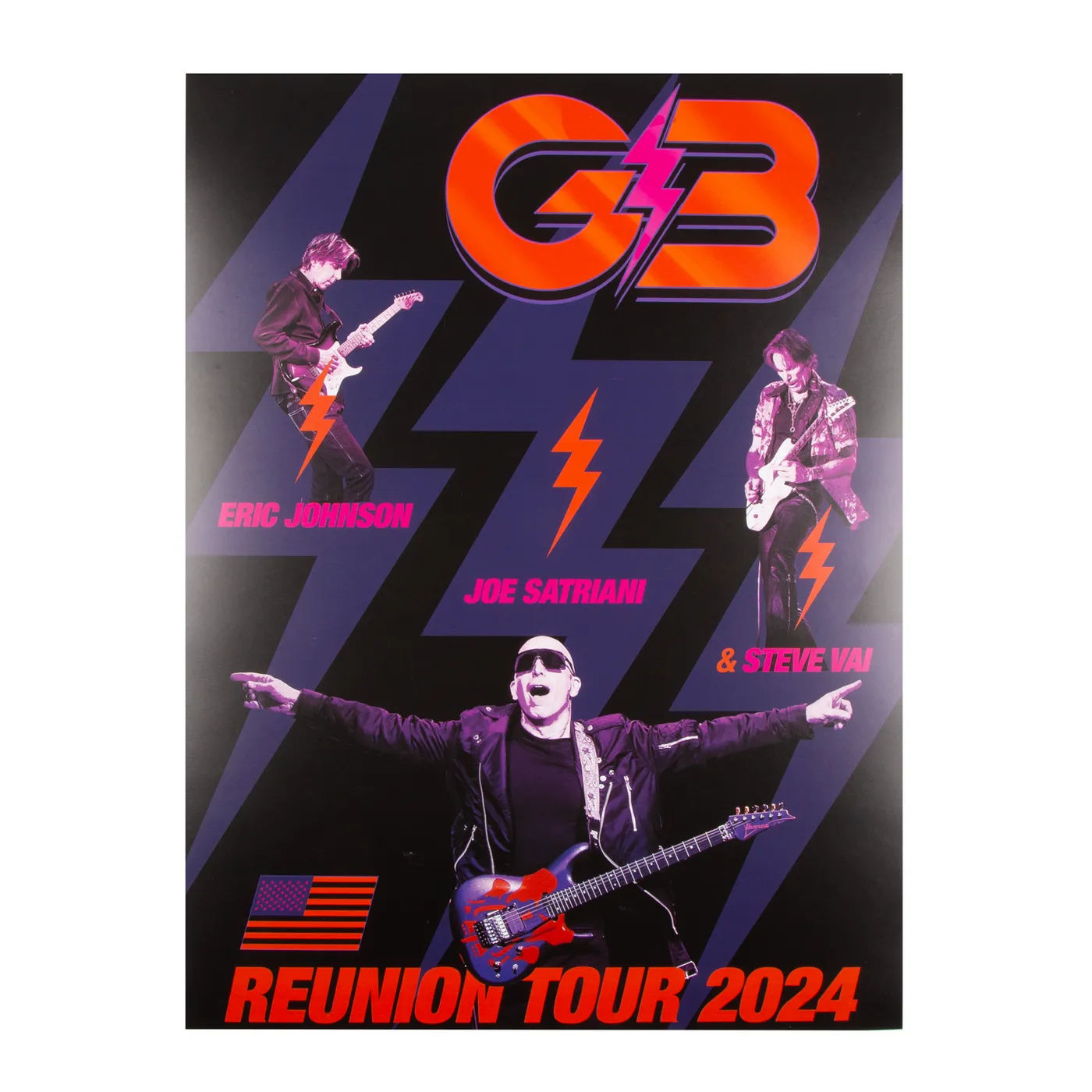 Joe Satriani G3 REUNION POSTER