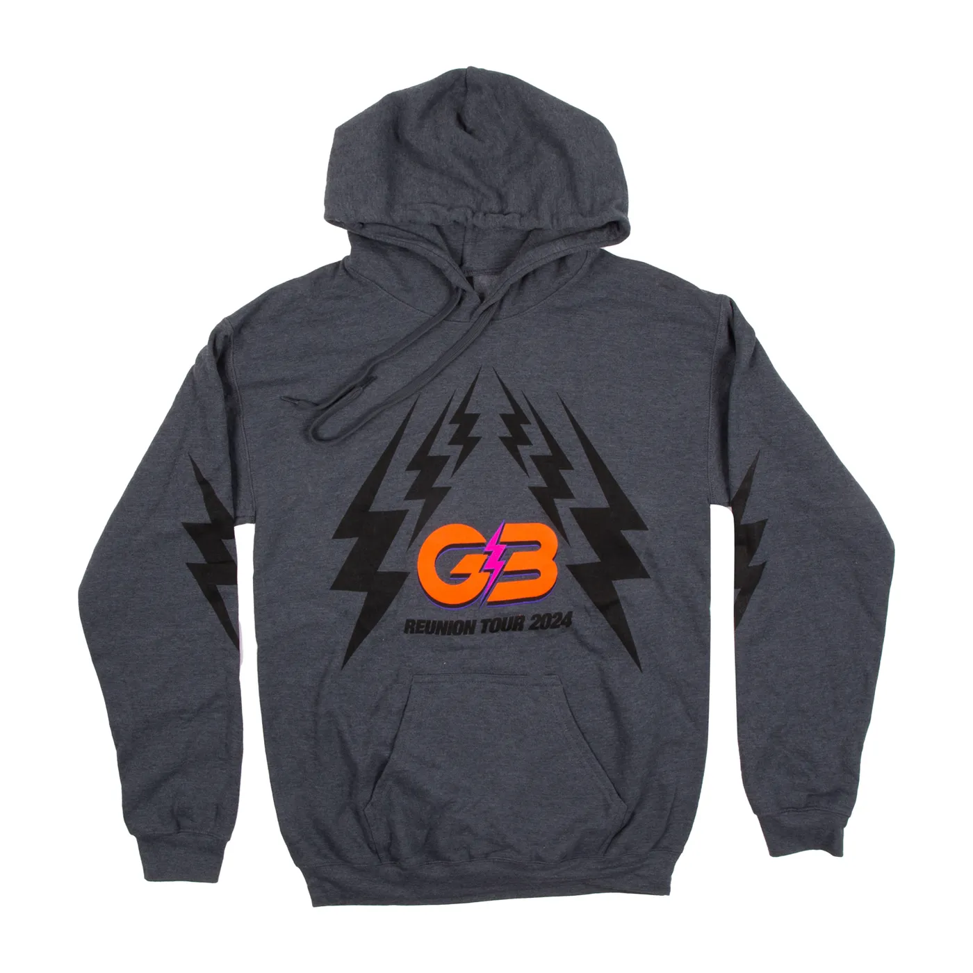 Joe Satriani G3 LIGHTNING ASPHALT ZIP HOODIE