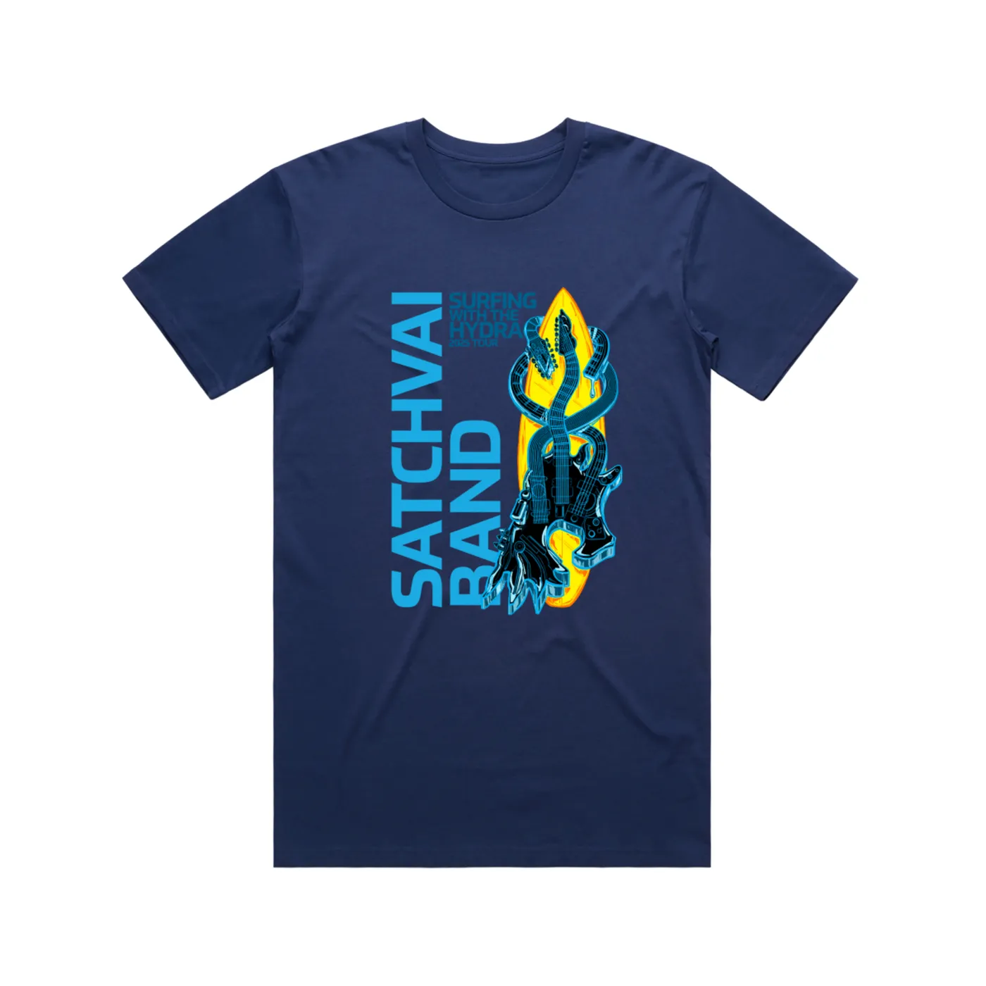 Joe Satriani Hydra Tour Navy Tee
