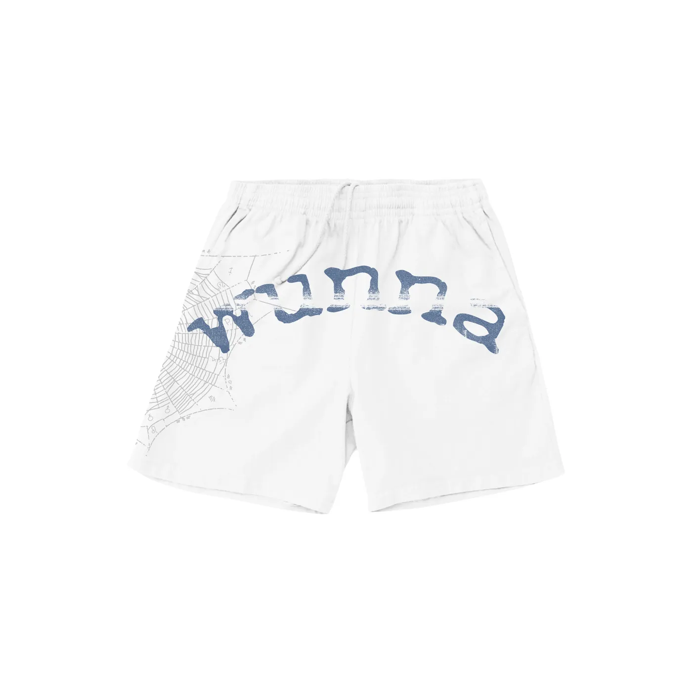 Gunna King Spider Zodiac 13 White Shorts