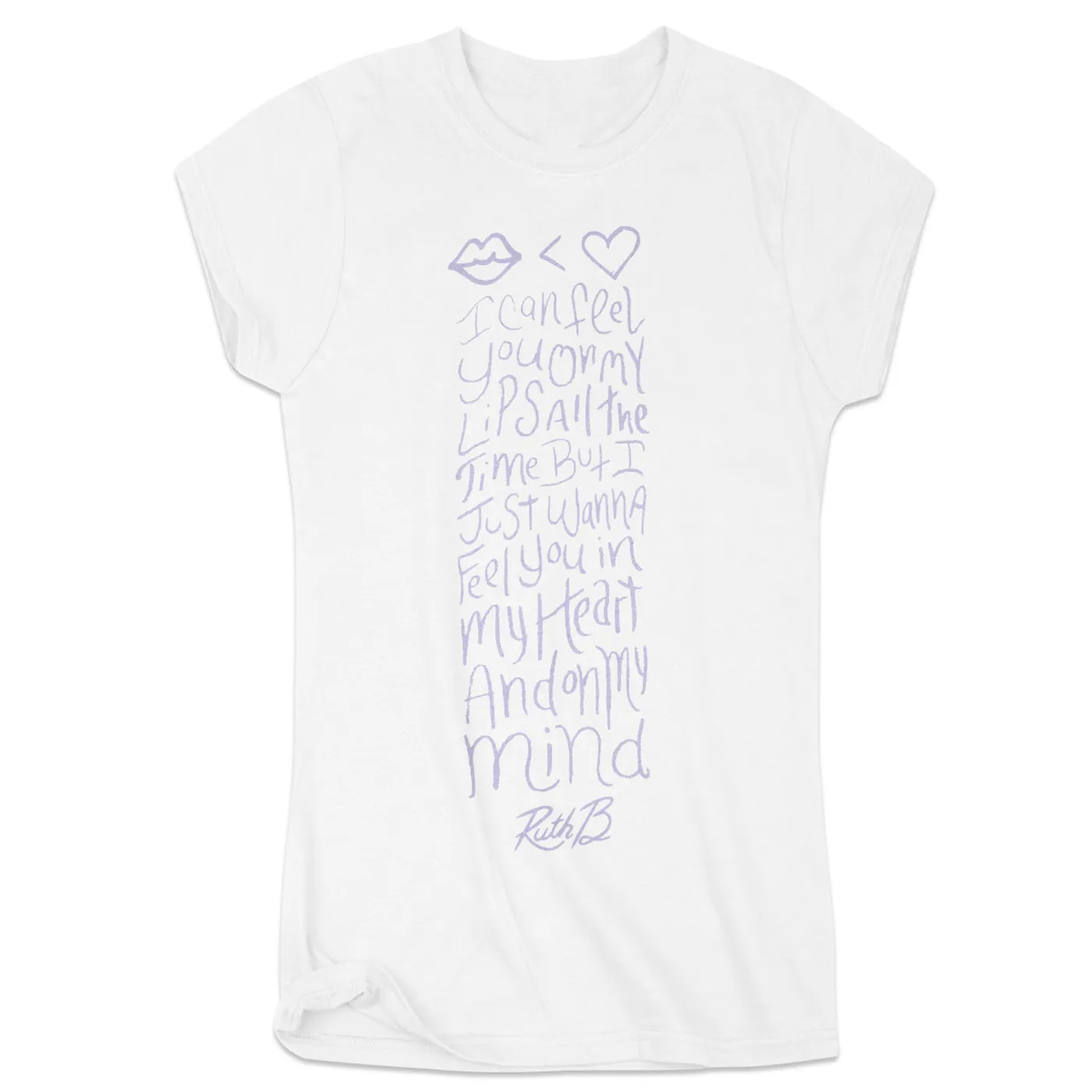 Ruth B. Superficial Love White Women's Tee
