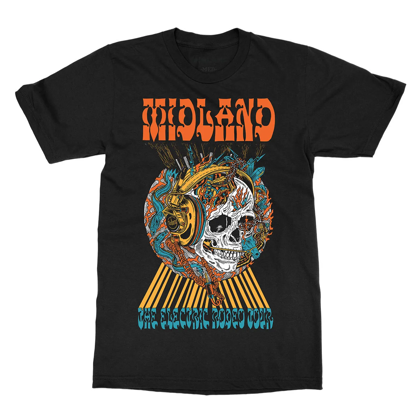 Midland Electric Rodeo Black Tour T-Shirt