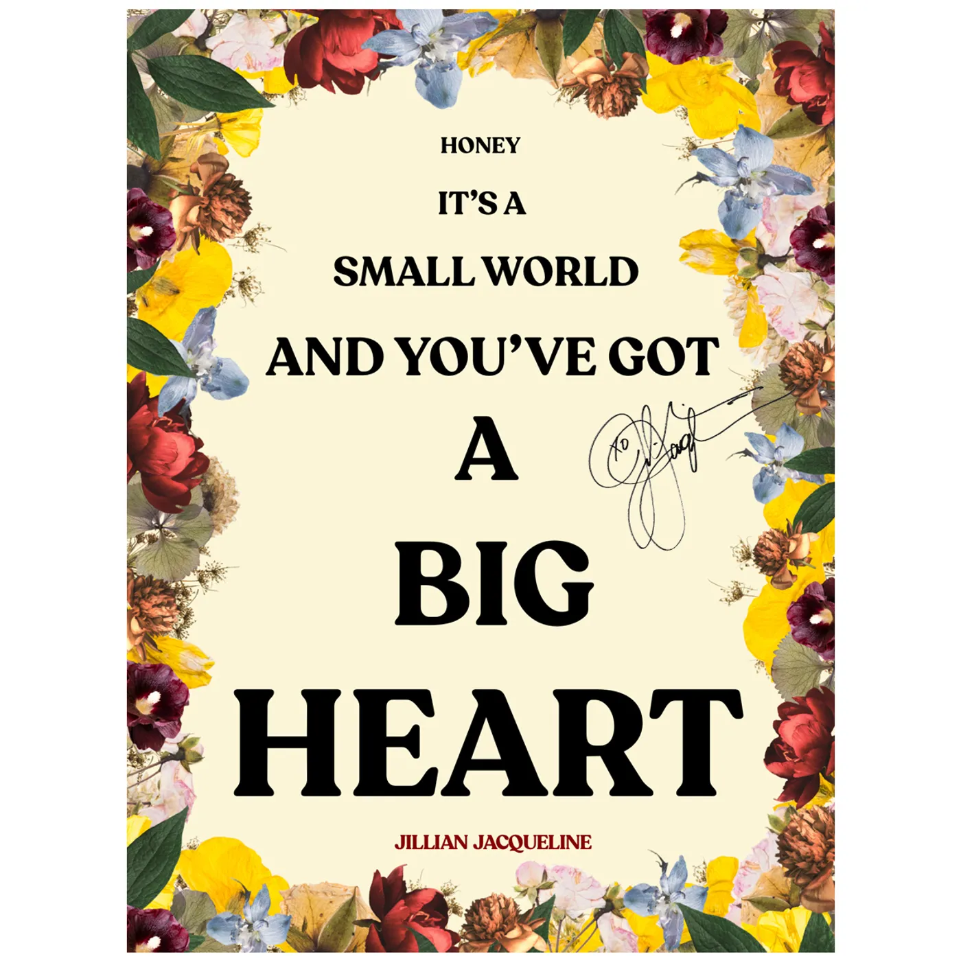 Jillian Jacqueline Signed Wait For The Light Poster