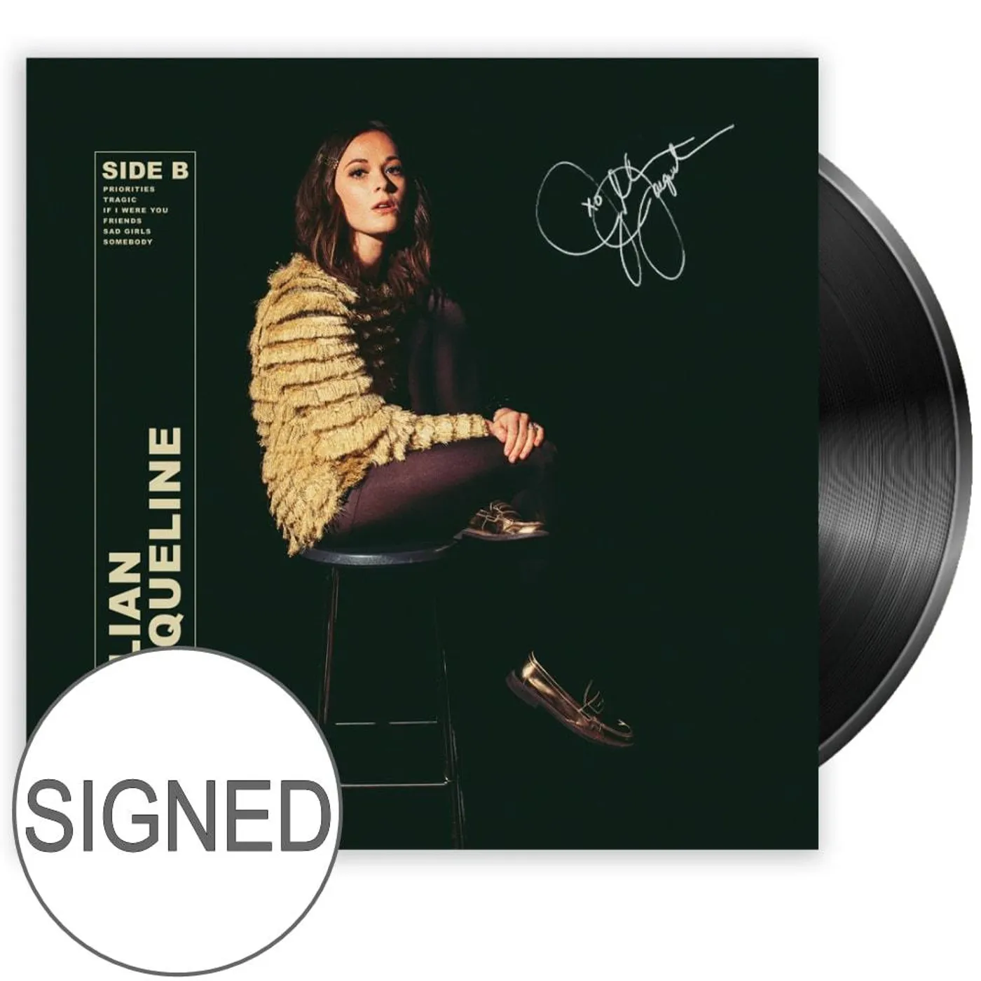 Jillian Jacqueline Side B Vinyl Signed